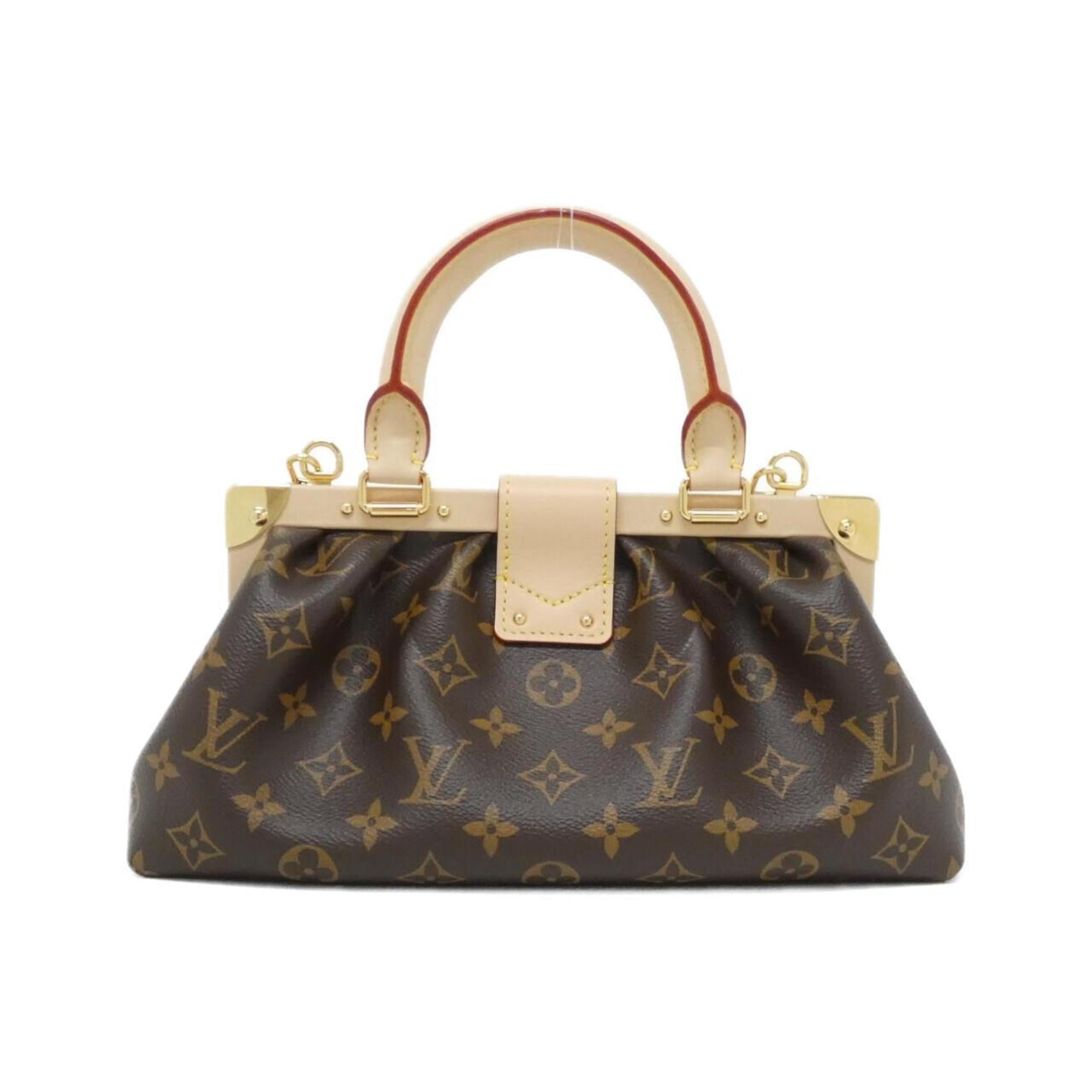 Louis Vuitton Marron Coated Canvas Handbag (Pre-Owned)