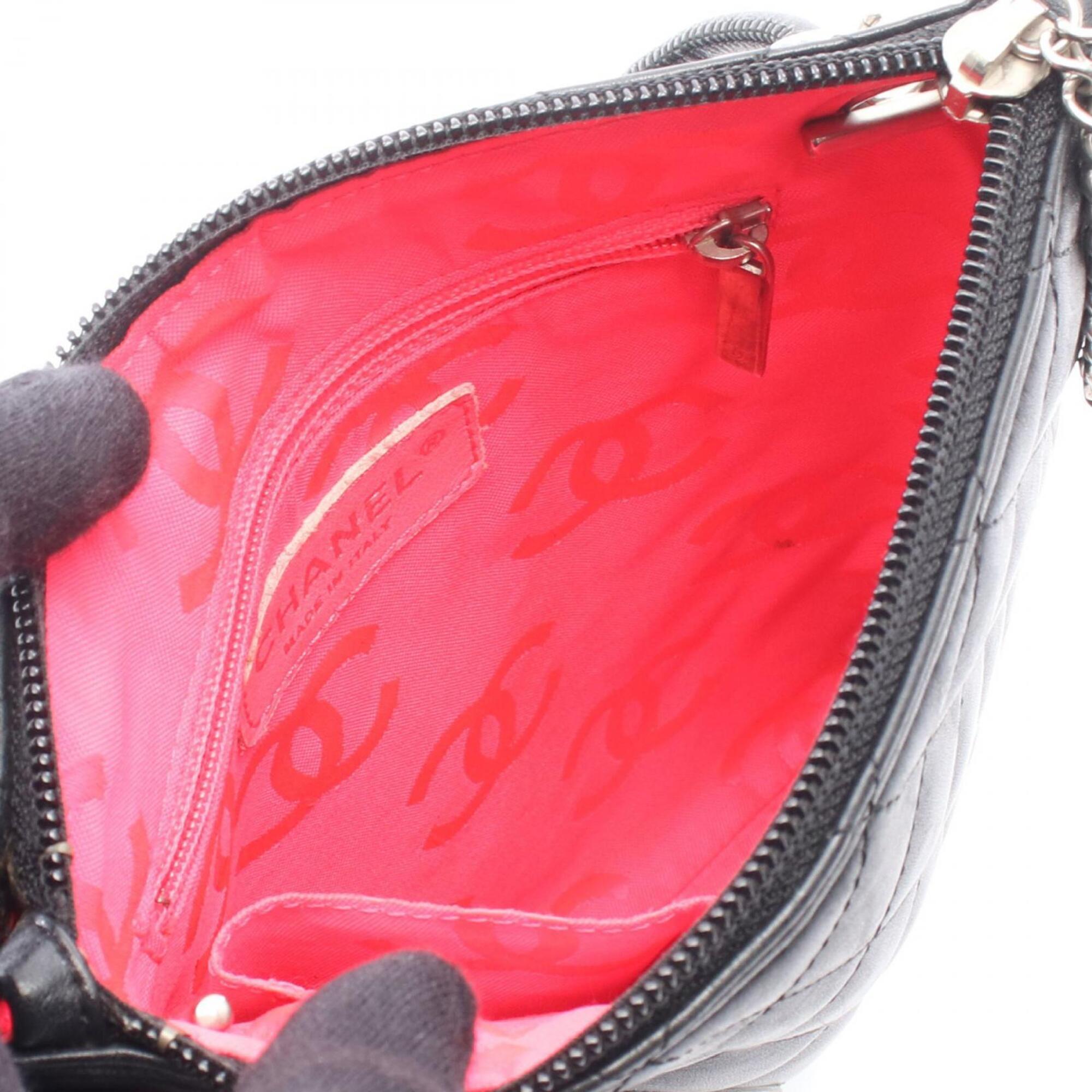 Chanel Black White Cambon Ligne Shoulder Bag (Pre-Owned)