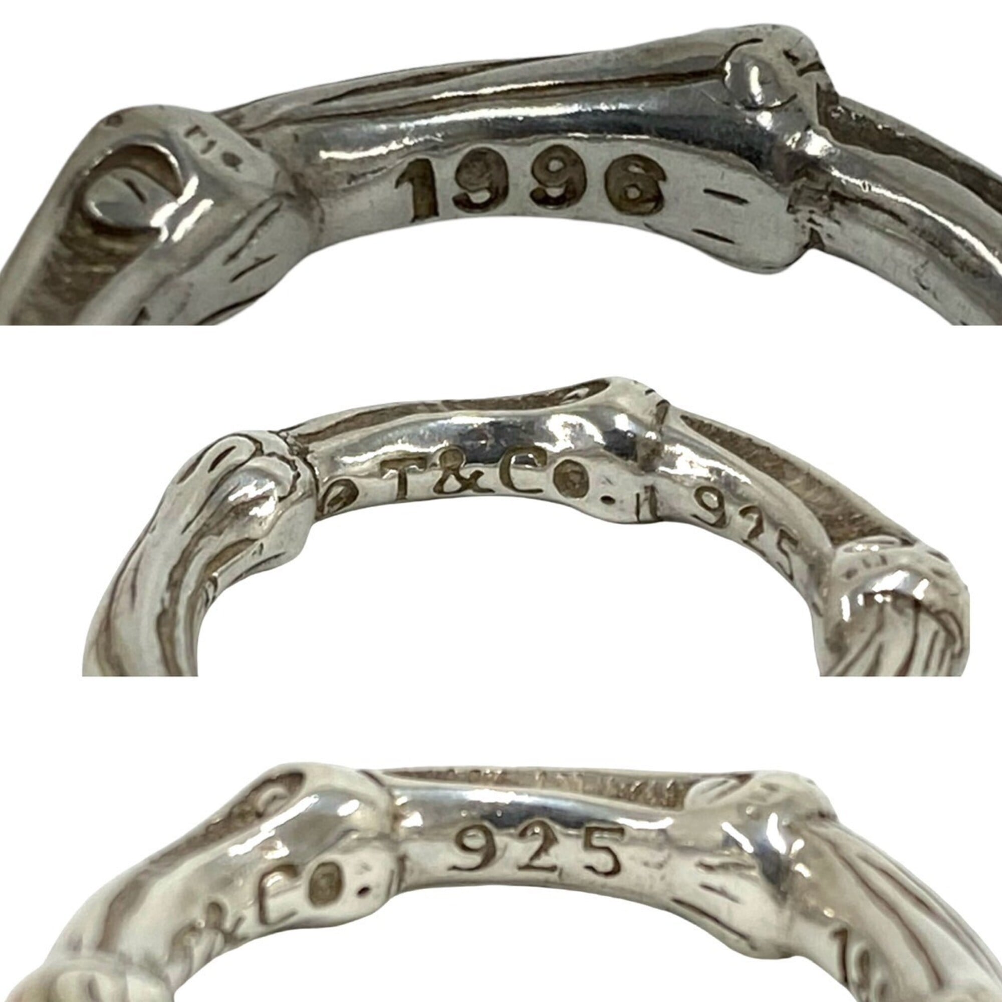 Tiffany Silver Silver 925 Band Ring (Pre-Owned)