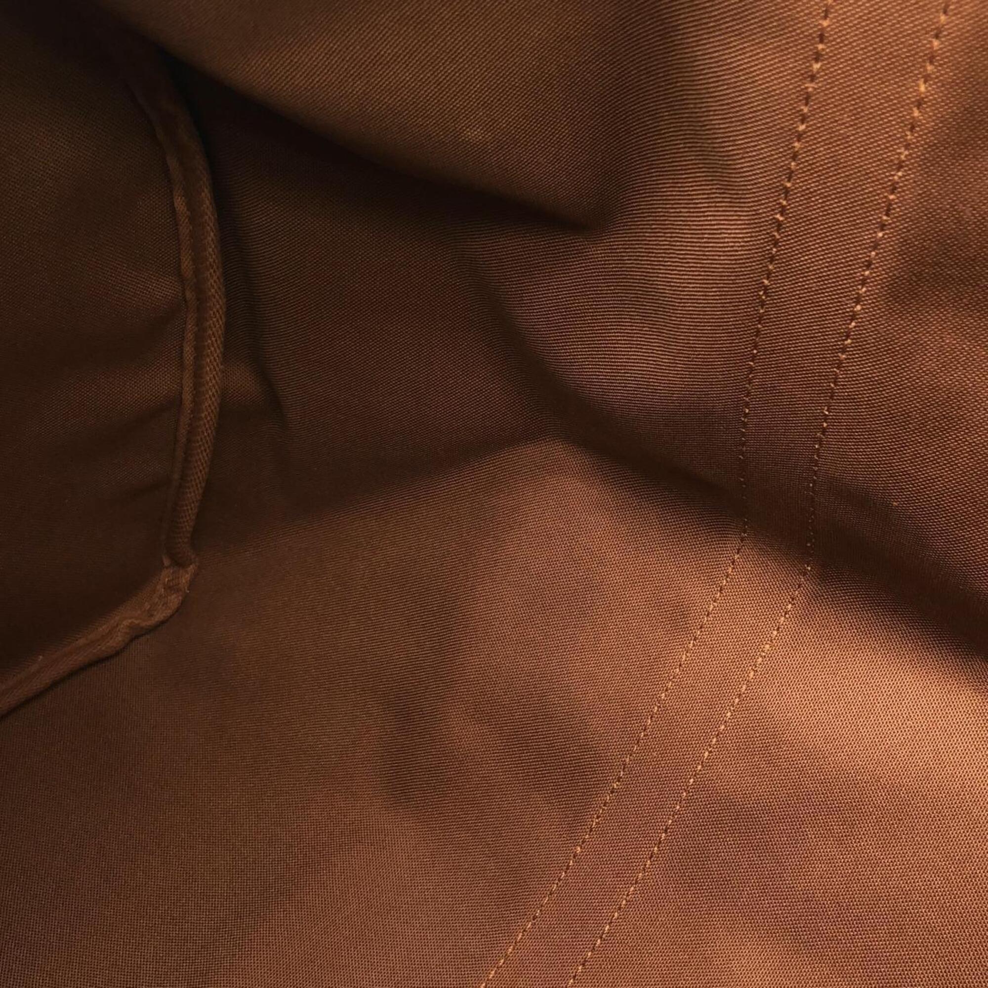 Louis Vuitton Marron Coated Canvas Boston Bag (Pre-Owned)