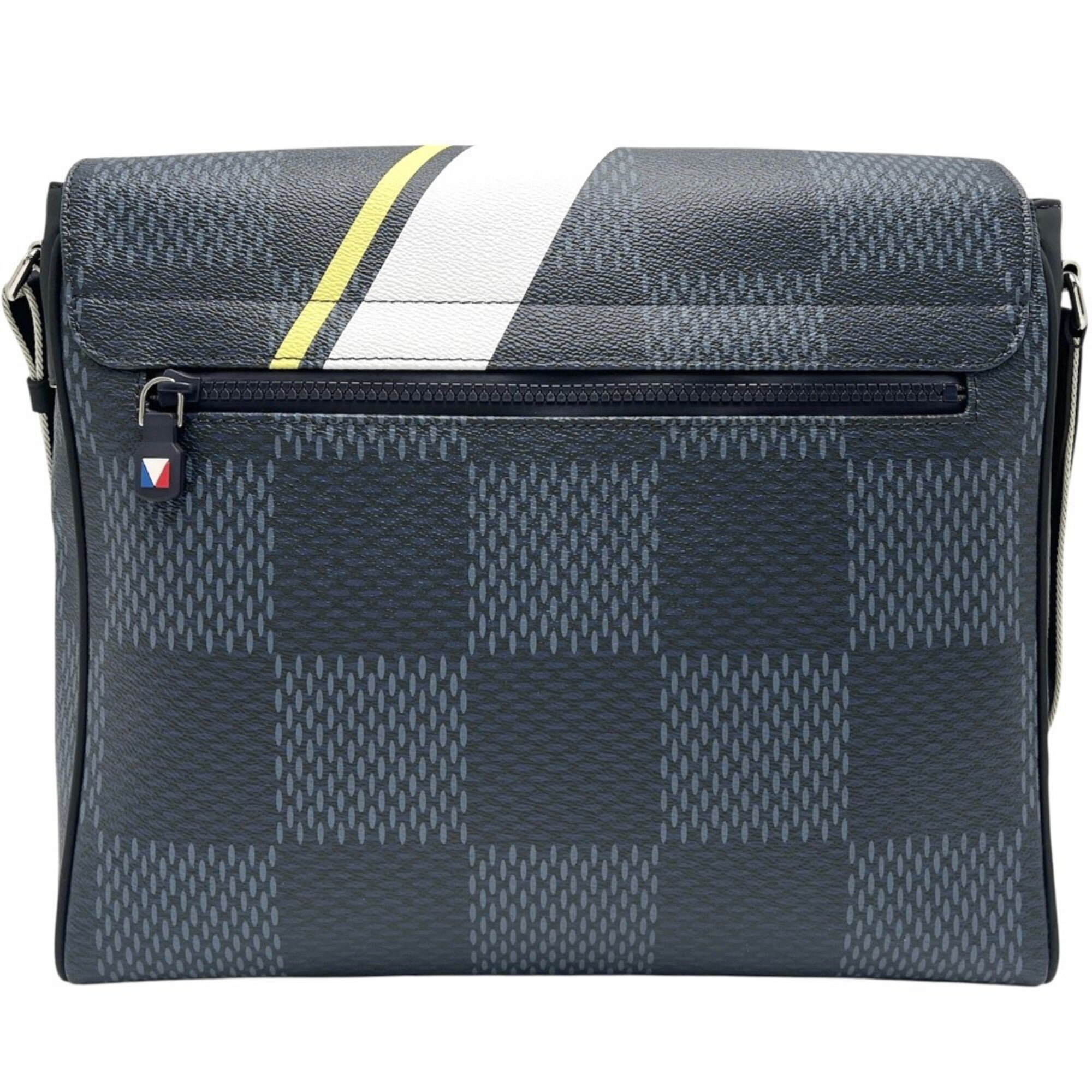 Louis Vuitton Damier Cobalt Navy Damier Canvas Messenger Bag Shoulder Bag (Pre-Owned)