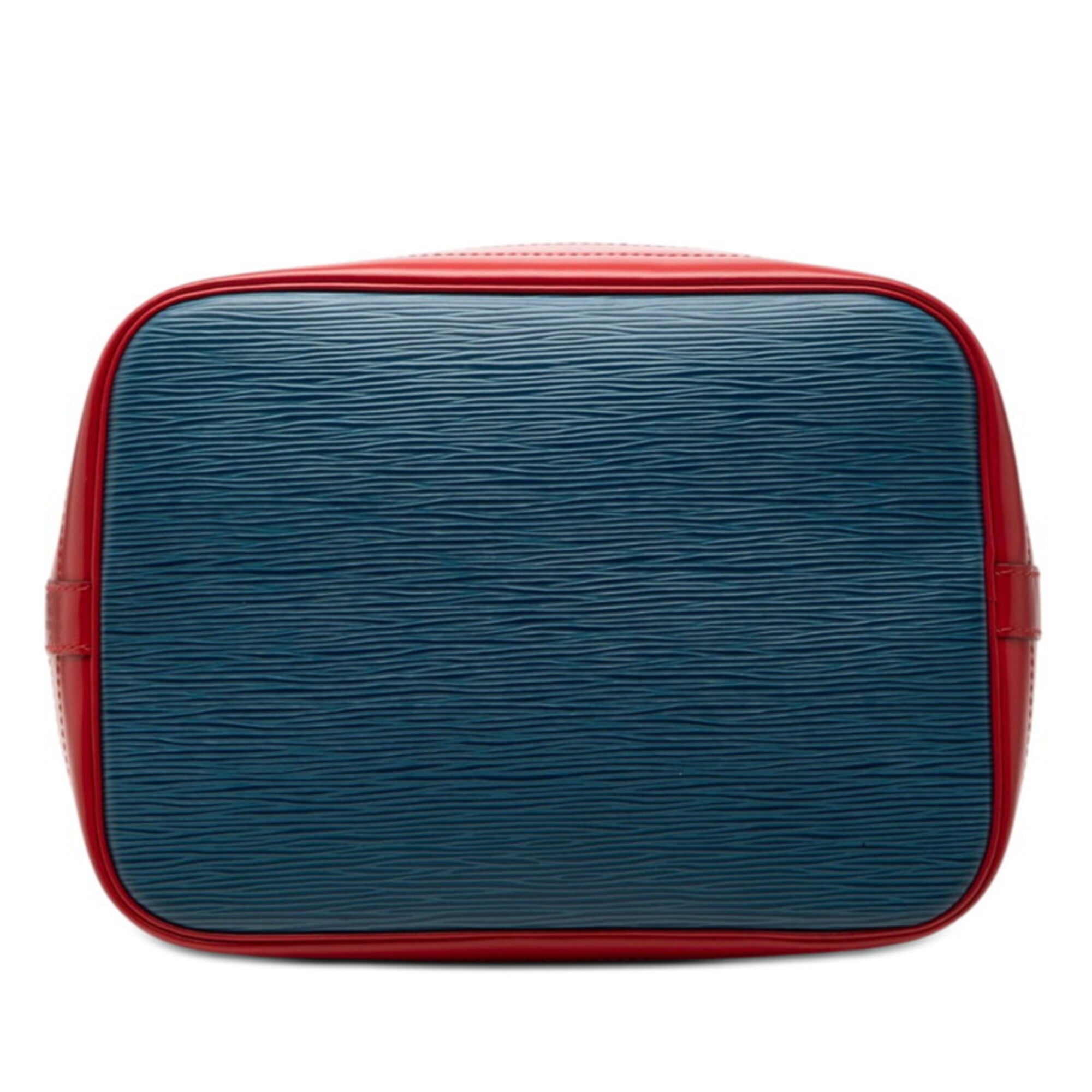 Louis Vuitton Borneo Green Castilian Red Toledo Blue Tricolor Leather Shoulder Bag (Pre-Owned)