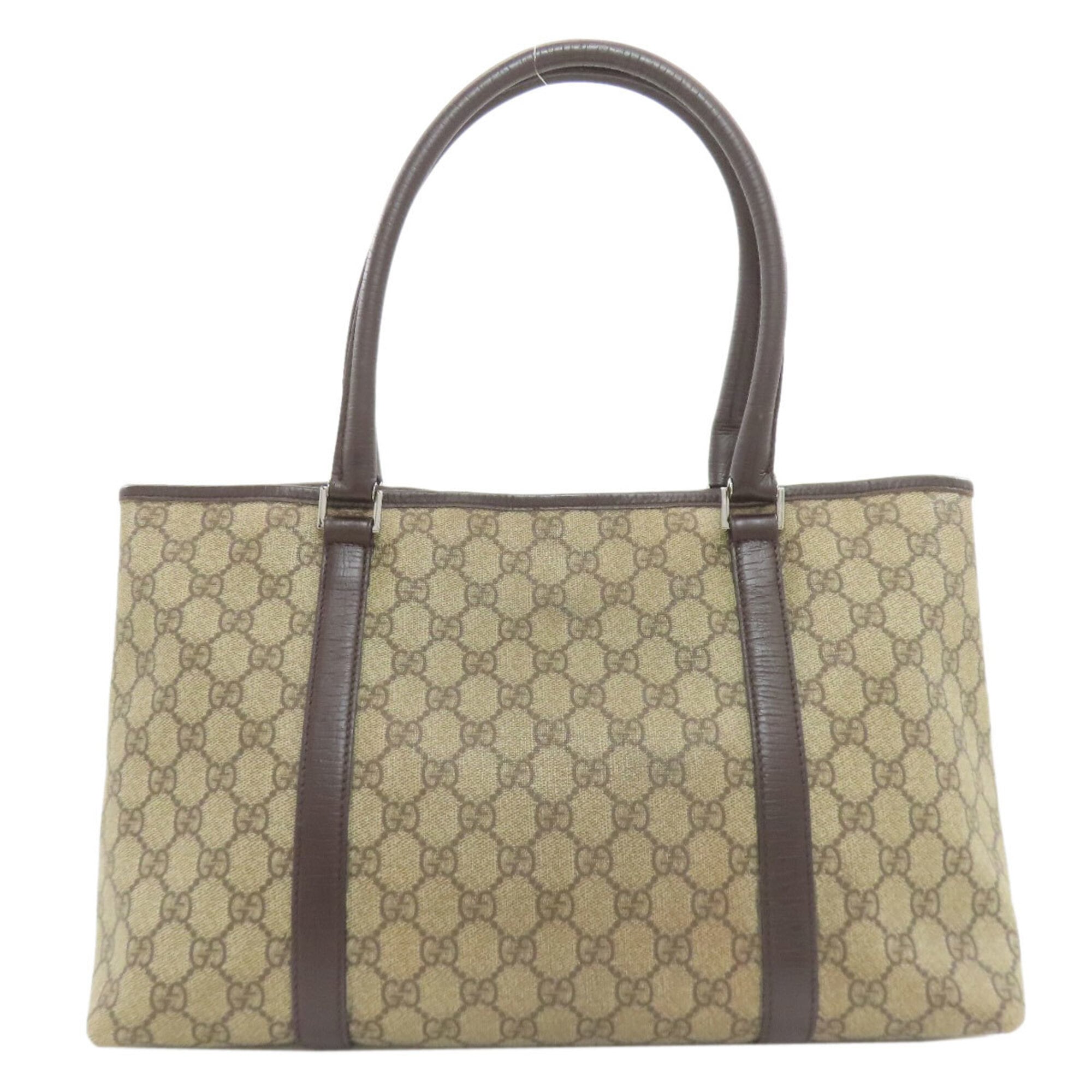 Gucci Brown Pvc Tote Bag (Pre-Owned)