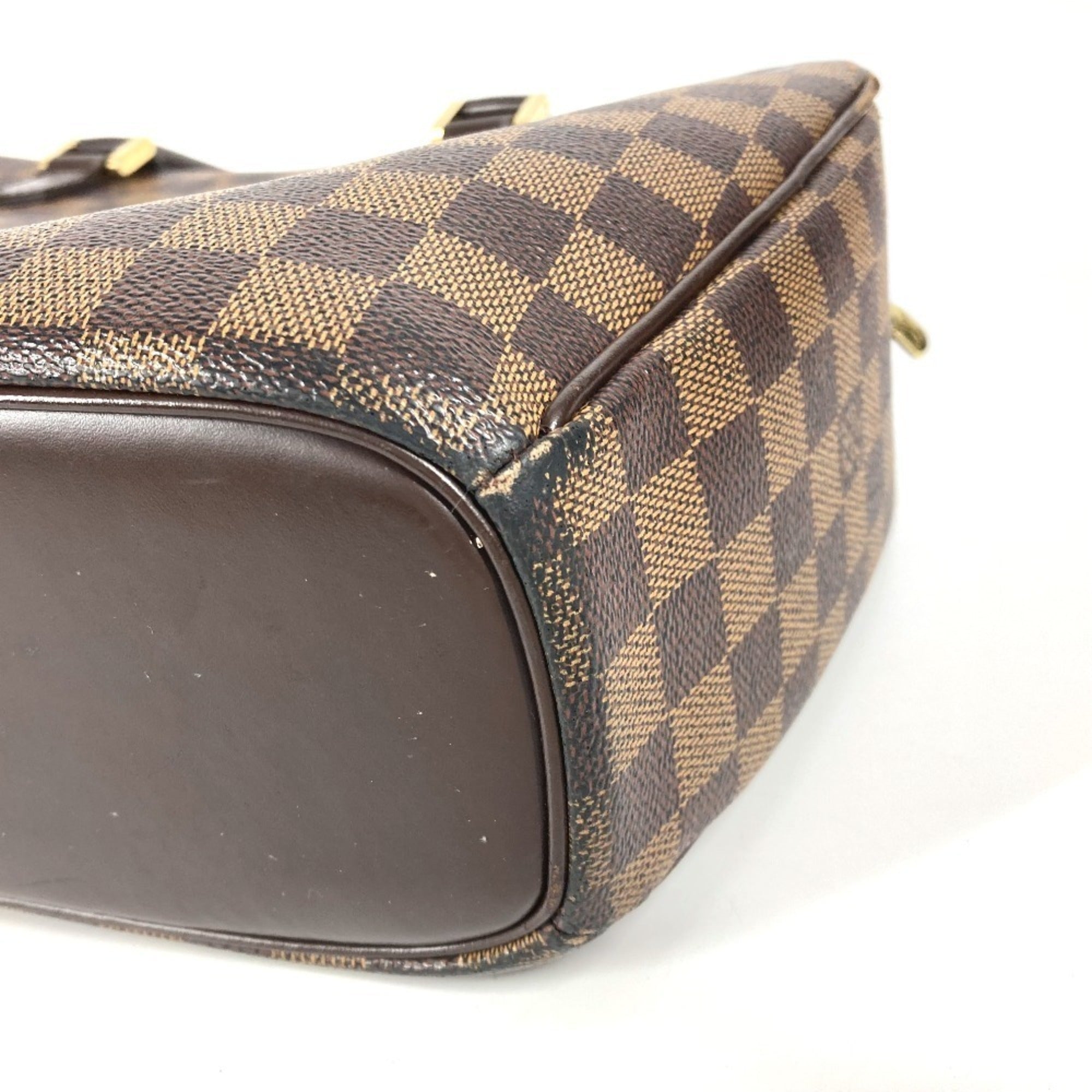 Louis Vuitton Brown Ebene Damier Canvas Handbag Shoulder Bag Tote Bag (Pre-Owned)
