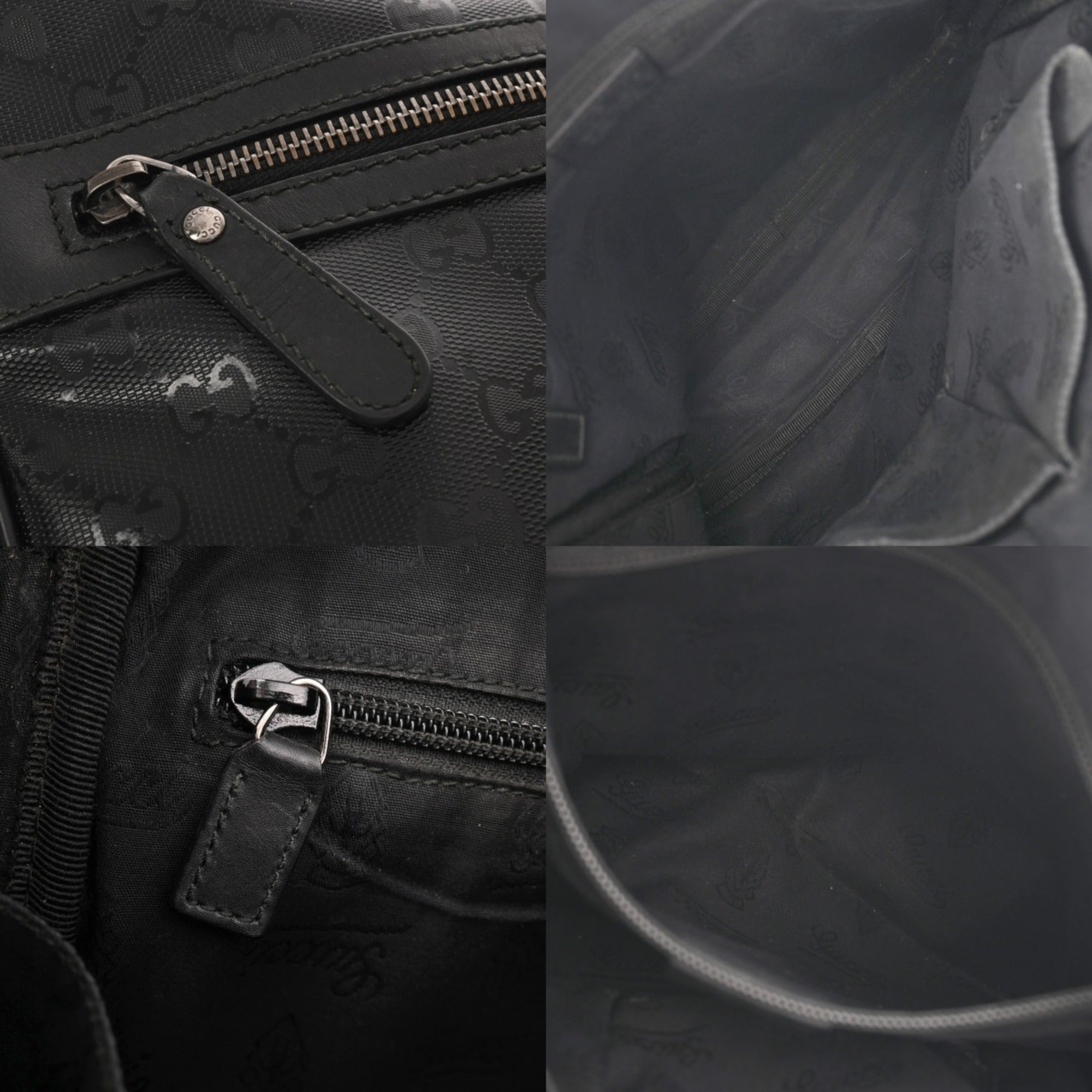 Gucci Black Pvc Shoulder Bag (Pre-Owned)