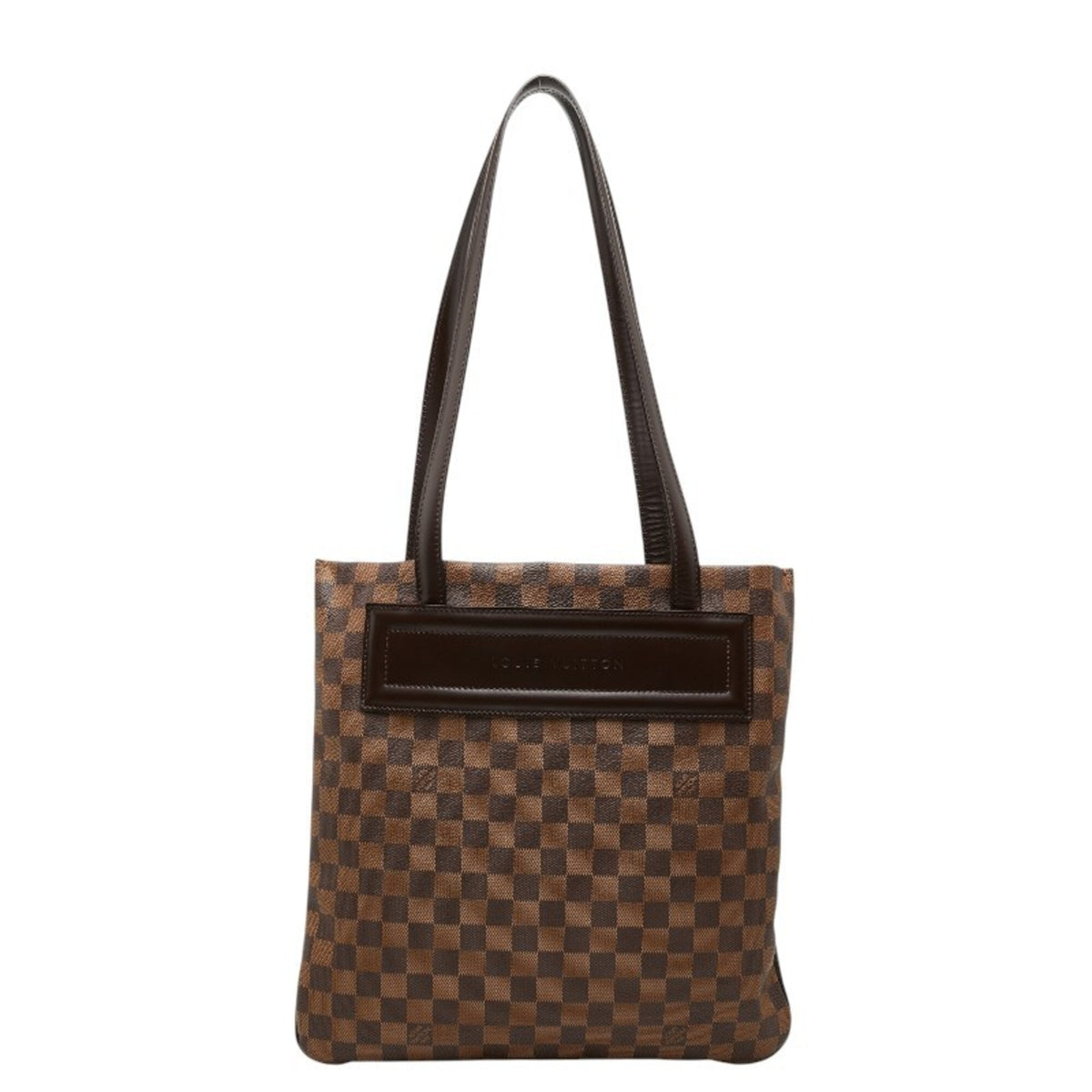 Louis Vuitton Brown Pvc Leather Tote Bag (Pre-Owned)