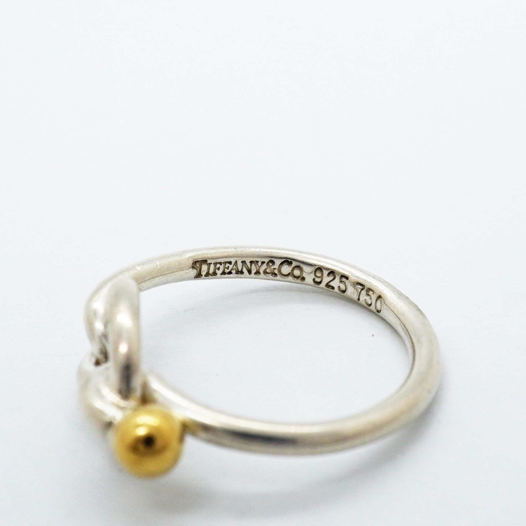 Tiffany Yellow Gold (18K) Silver 925 Band Ring (Pre-Owned)
