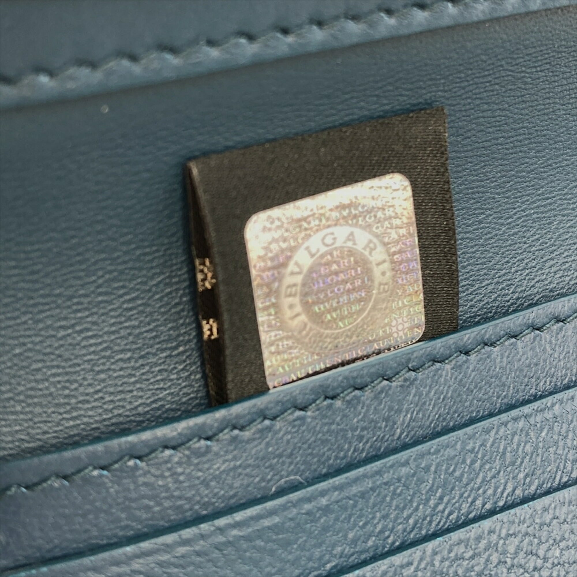 Bvlgari Black Leather Wallet (Bi-Fold) (Pre-Owned)