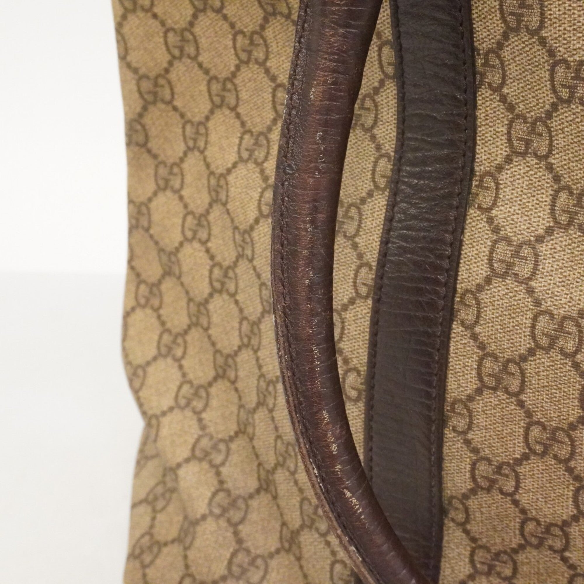 Gucci Brown Pvc Tote Bag (Pre-Owned)
