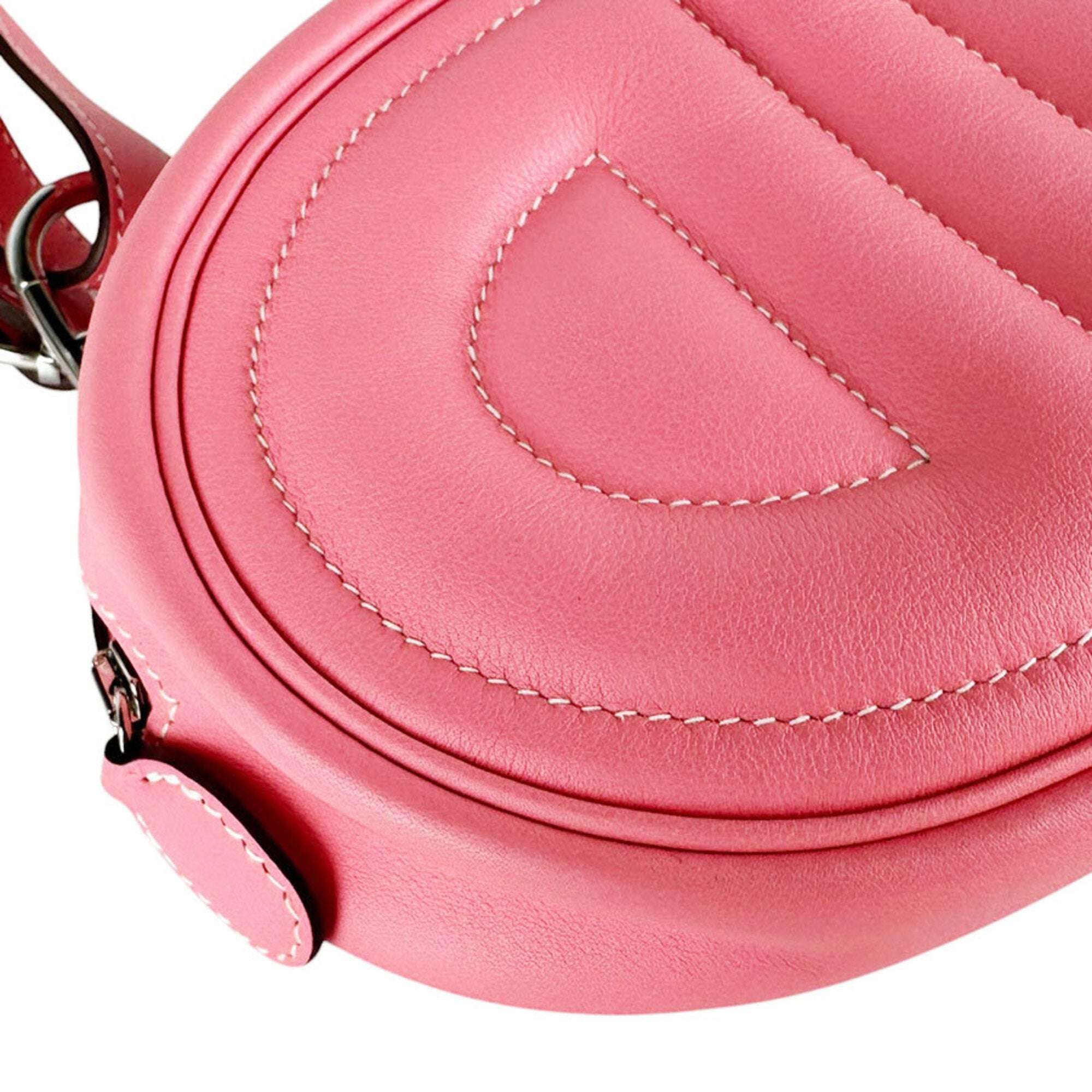 Hermes Pink Swift Leather Shoulder Bag (Pre-Owned)