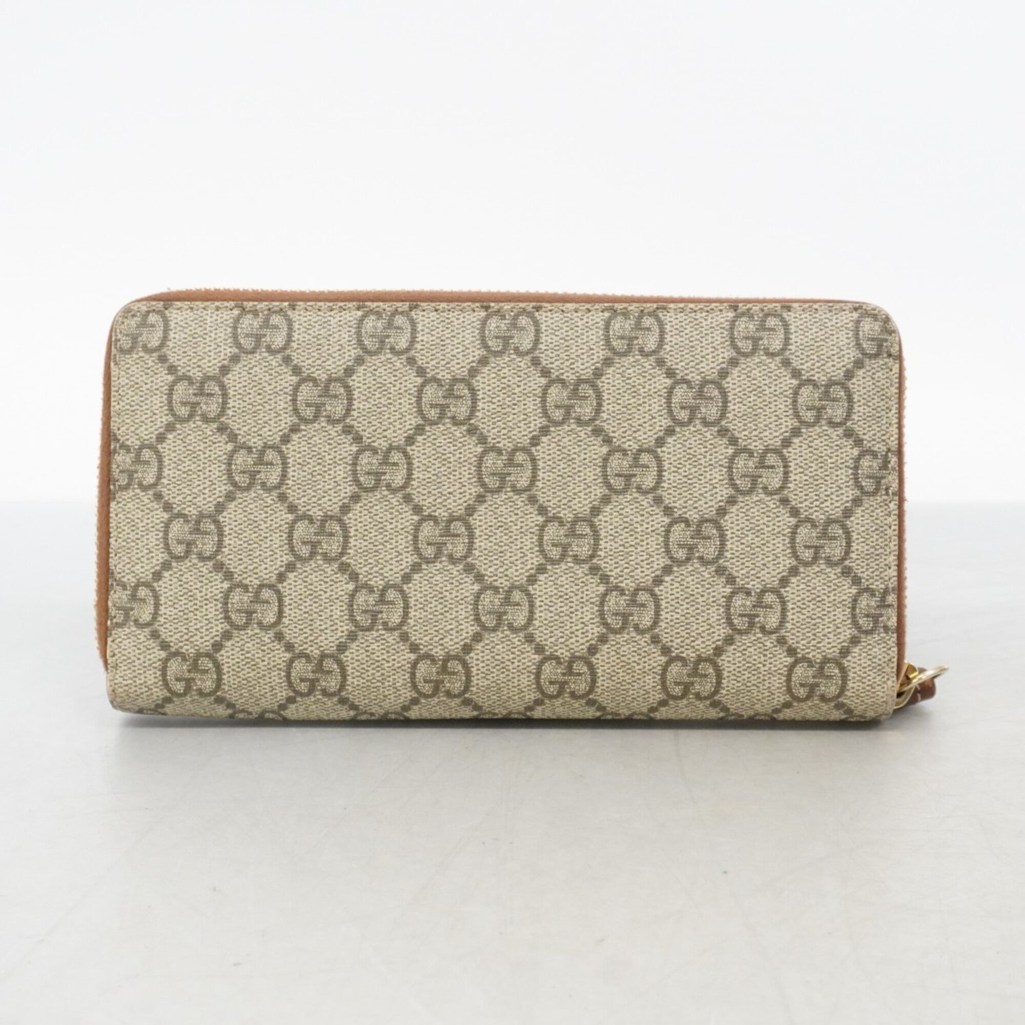 Gucci Brown Pvc Long Wallet (Bi-Fold) (Pre-Owned)