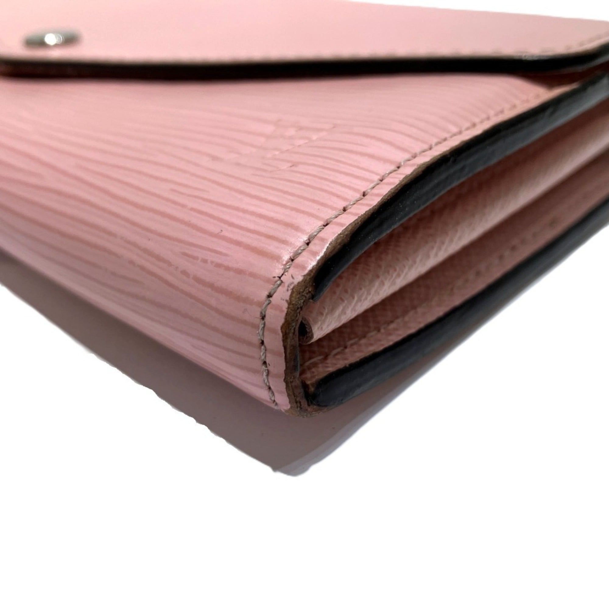 Louis Vuitton Epi Pink Epi Leather Long Wallet (Bi-Fold) (Pre-Owned)