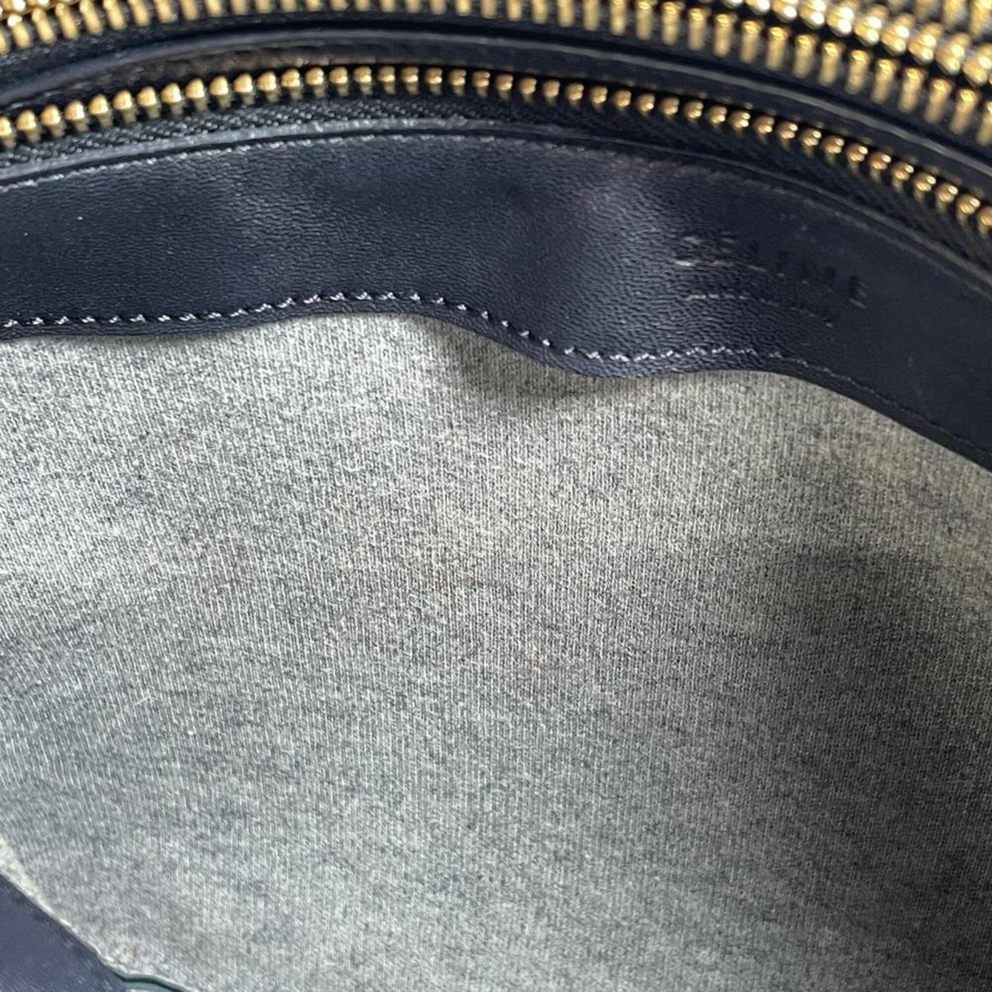 Celine Black Leather Shoulder Bag (Pre-Owned)