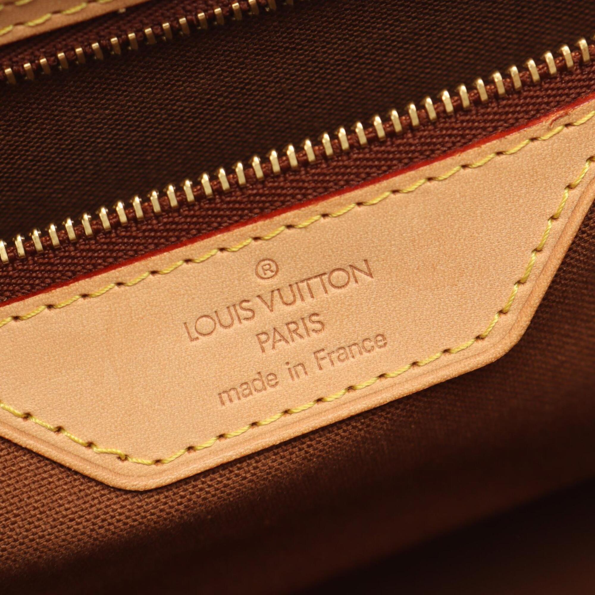Louis Vuitton Brown Monogram Monogram Leather Handbag Shoulder Bag (Pre-Owned)