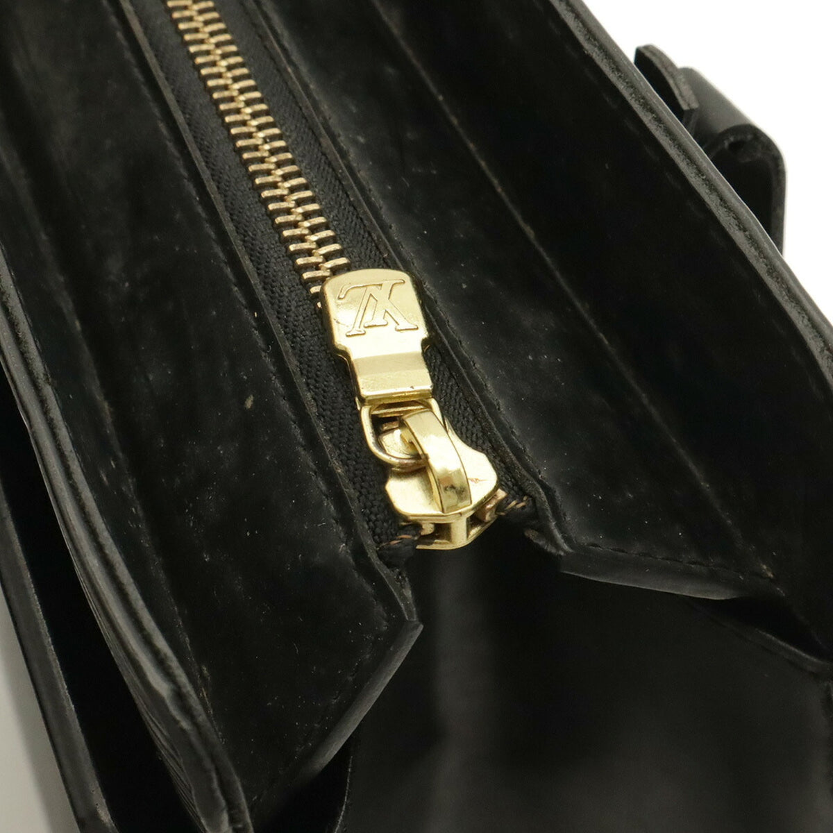 Louis Vuitton Noir Epi Leather Shoulder Bag Tote Bag (Pre-Owned)