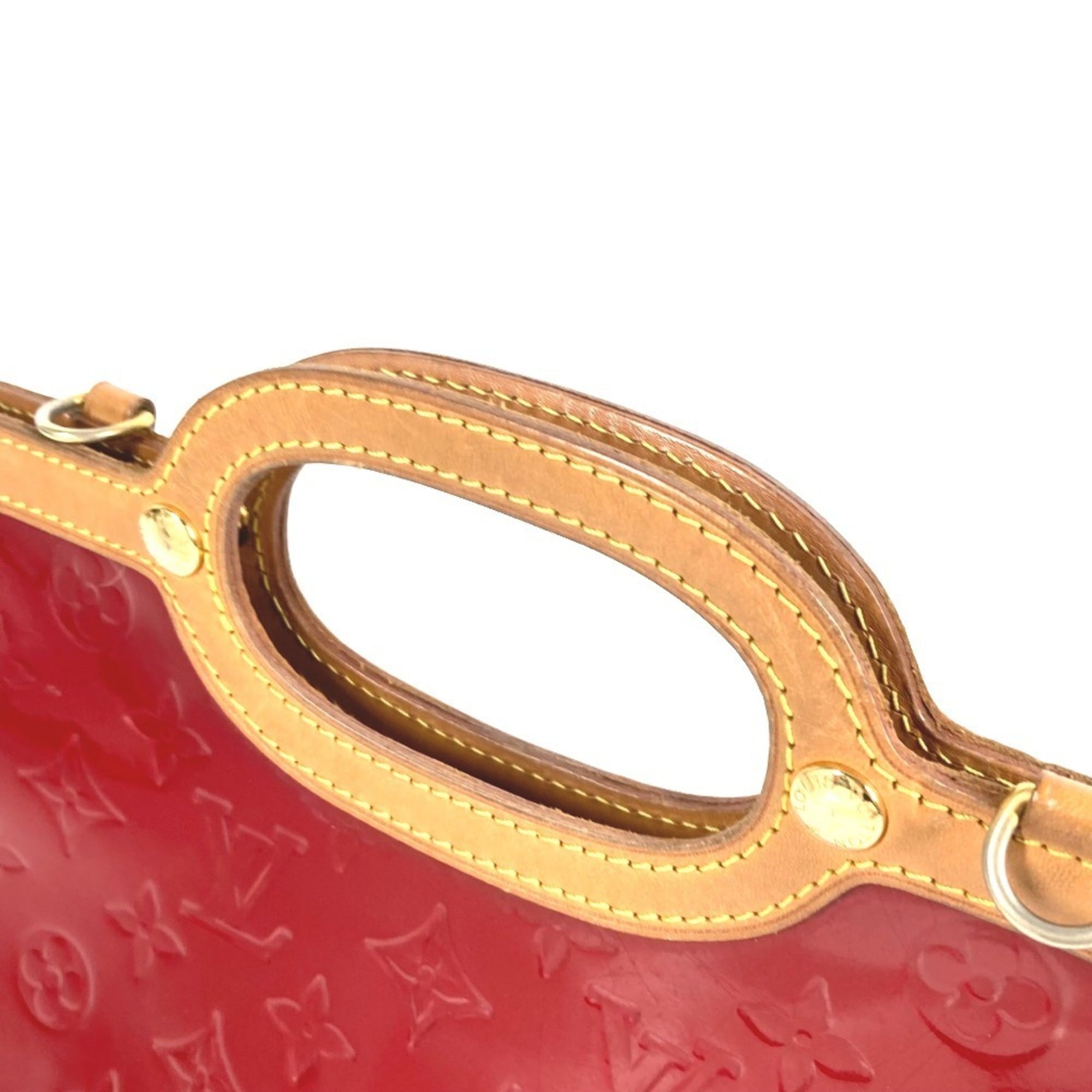 Louis Vuitton Monogram Vernis Pomme D'amour Red Color Monogram Vernis Handbag (Pre-Owned)