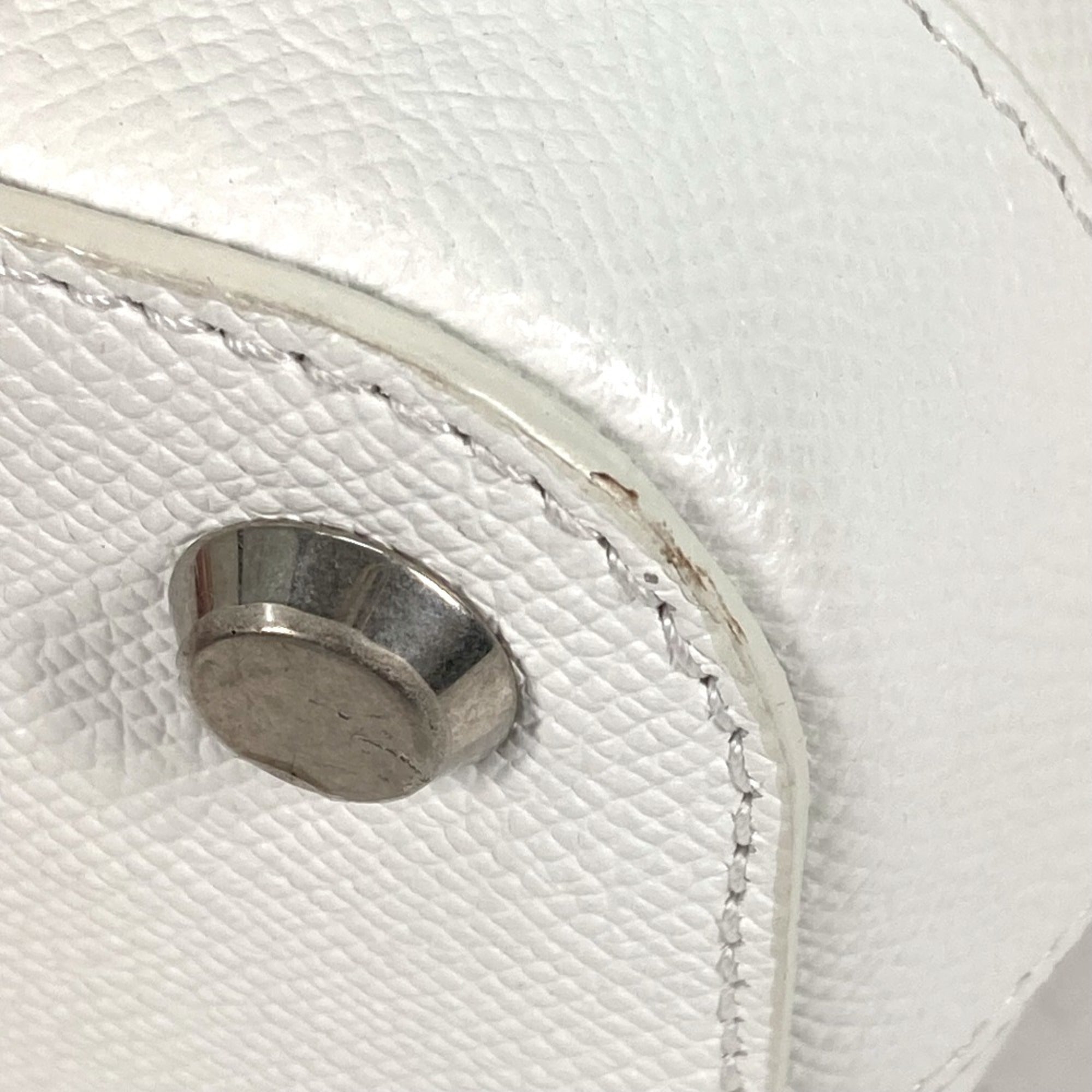 Balenciaga White Leather Shoulder Bag (Pre-Owned)