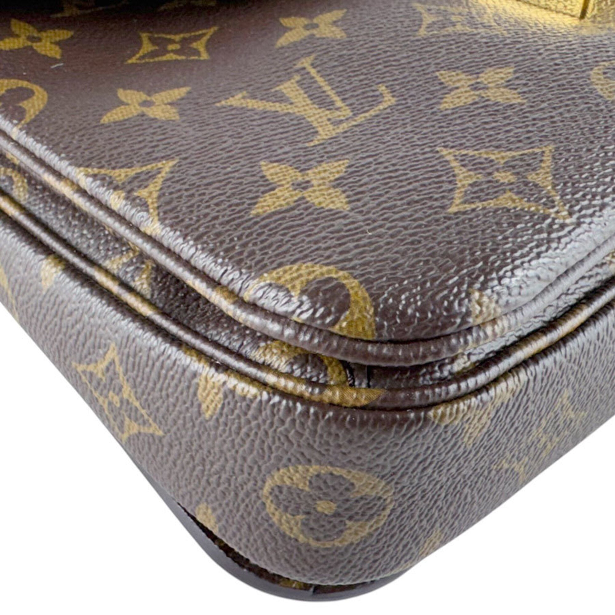 Louis Vuitton Brown Monogram Monogram Pochette Shoulder Bag (Pre-Owned)