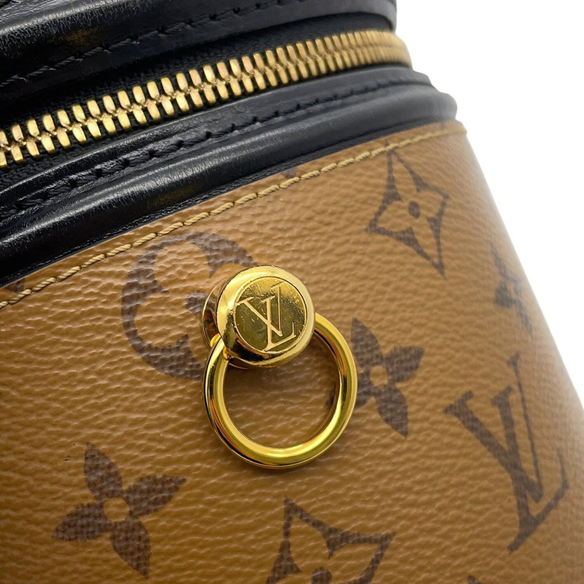 Louis Vuitton Monogram Reverse Noir Monogram Reverse Monogram Handbag Shoulder Bag (Pre-Owned)