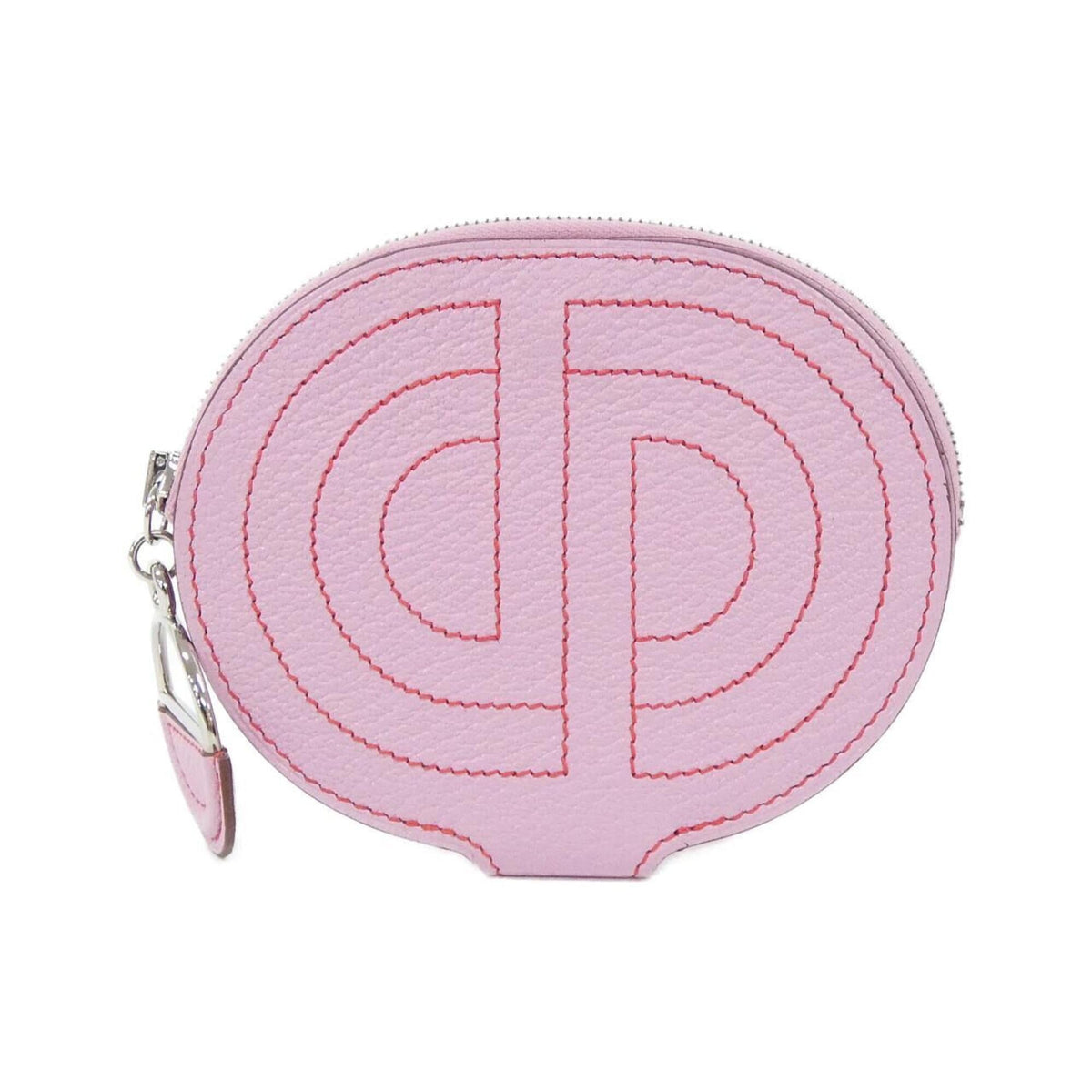 Hermes Pink Chevre Leather Coin Purse/Coin Case (Pre-Owned)