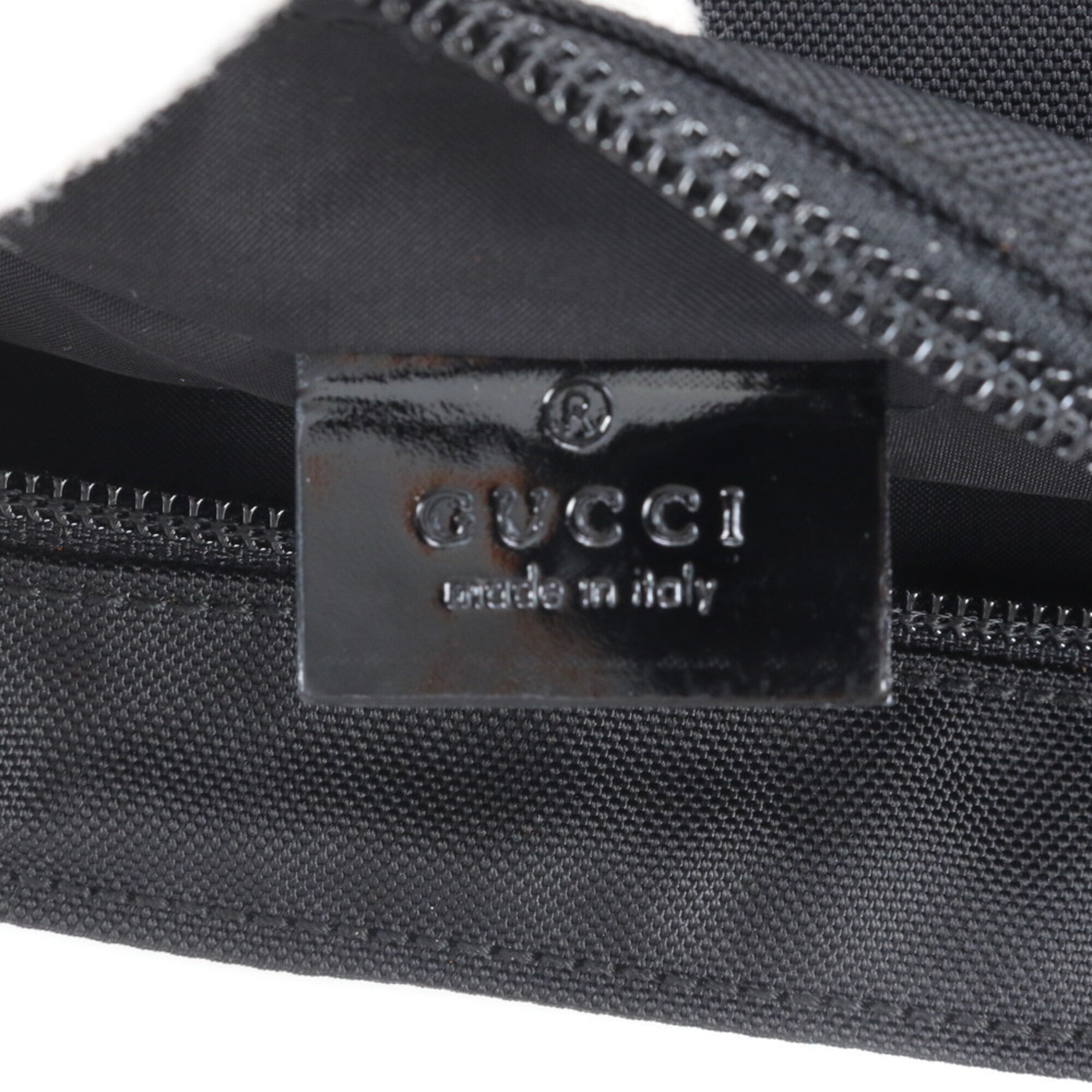 Gucci Black Leather Nylon Handbag (Pre-Owned)