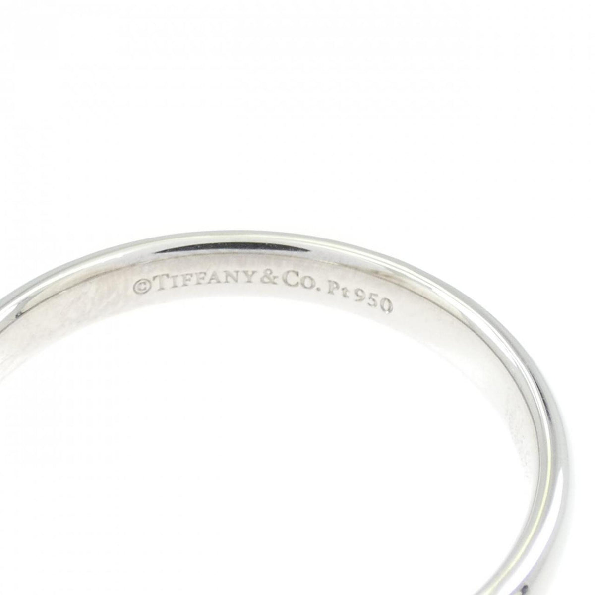 Tiffany Platinum 950 Band Ring (Pre-Owned)