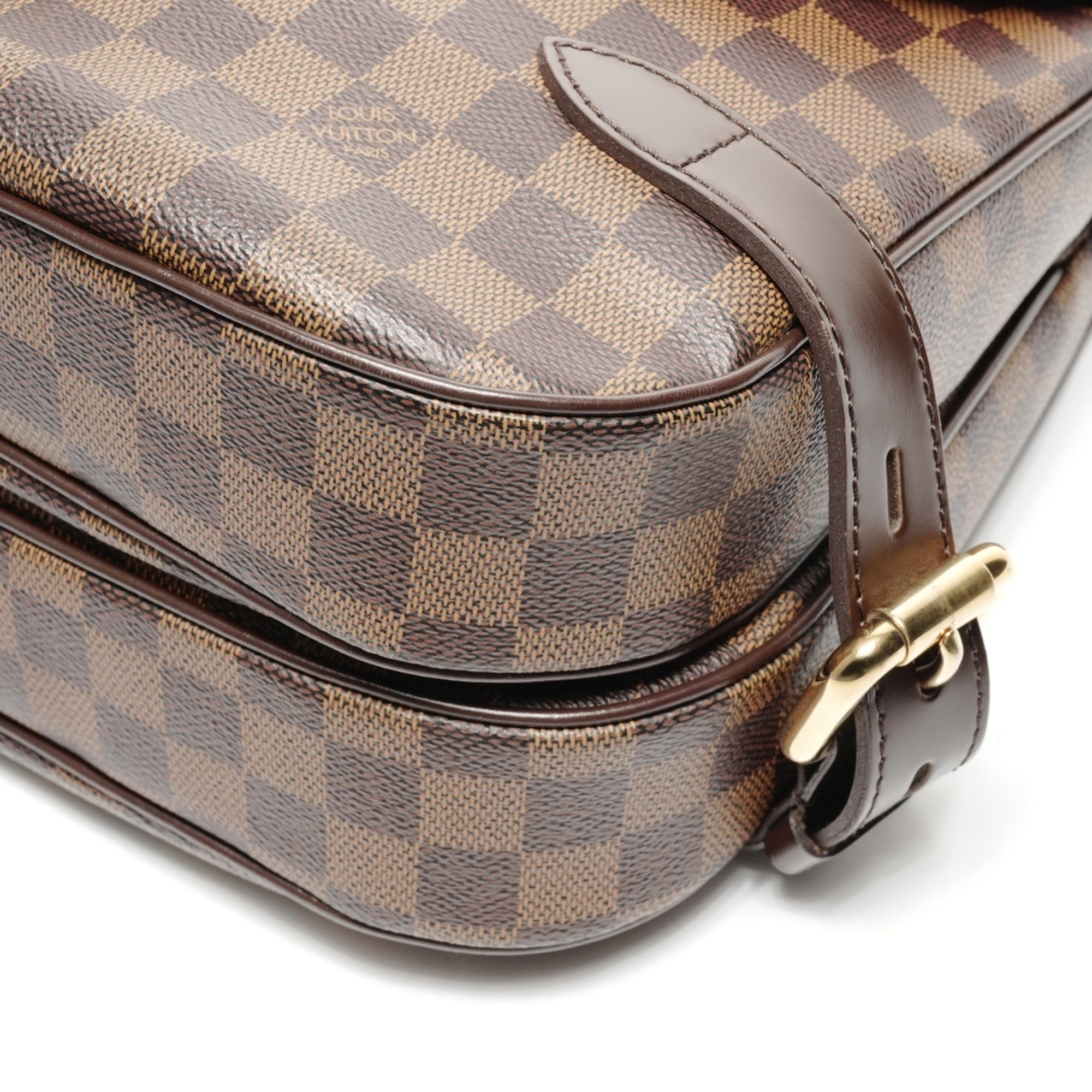 Louis Vuitton Damier Brown Damier Canvas Shoulder Bag (Pre-Owned)
