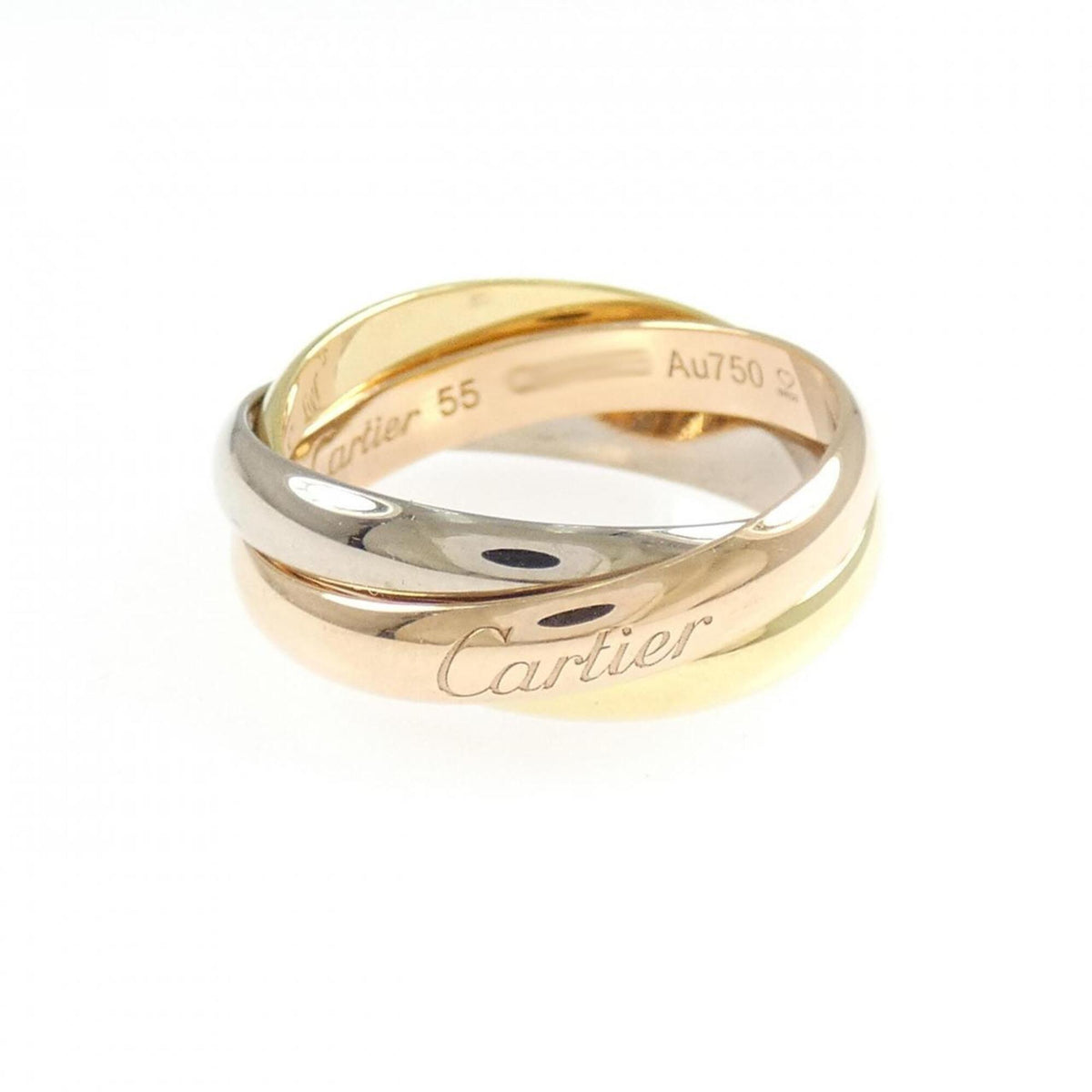 Cartier Trinity Yellow Gold (18K) Pink Gold (18K) White Gold (18K) Band Ring (Pre-Owned)