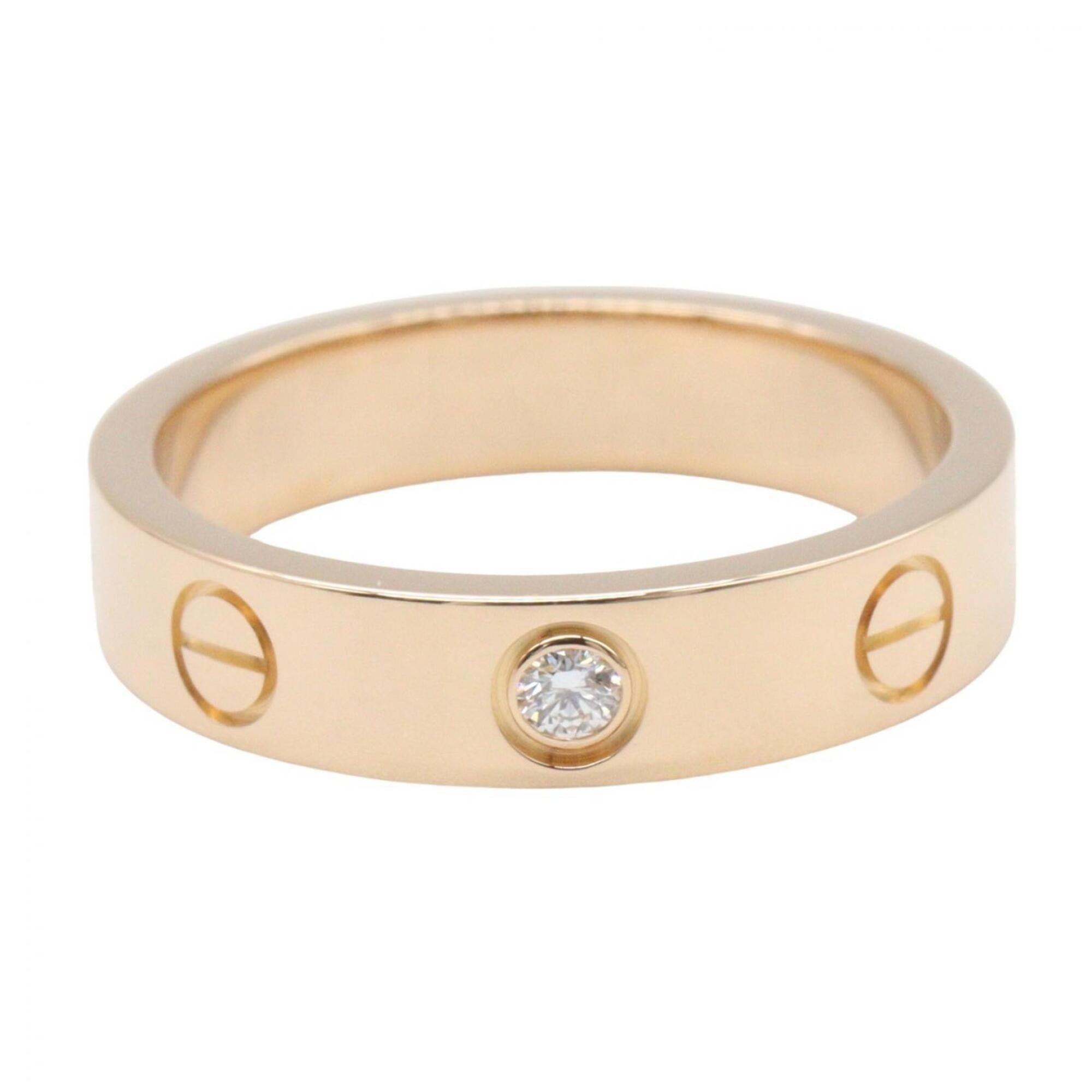 Cartier Gold Clear Pink Gold (18K) Band Ring (Pre-Owned)
