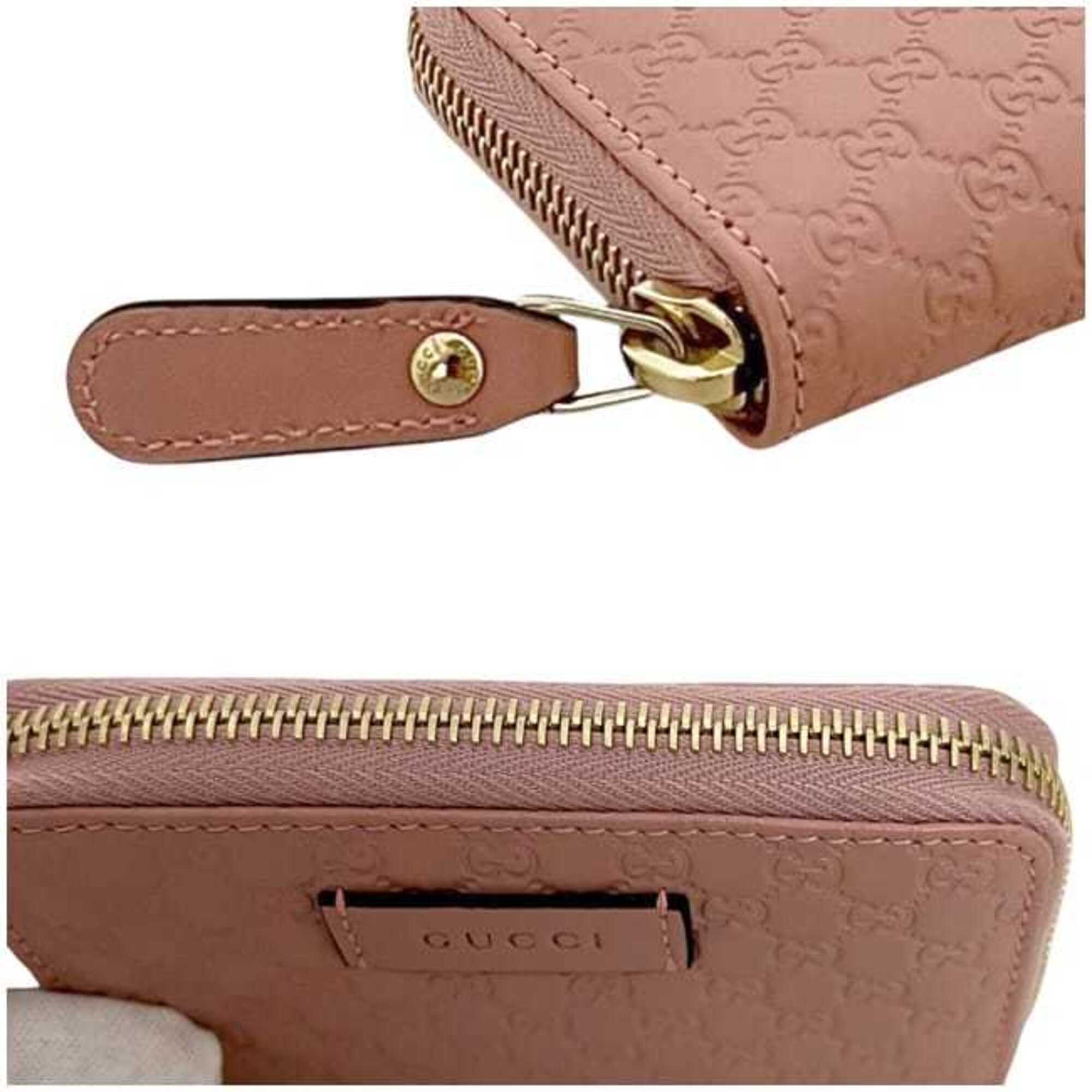 Gucci Microguccissima Pink Leather Coin Purse/Coin Case (Pre-Owned)