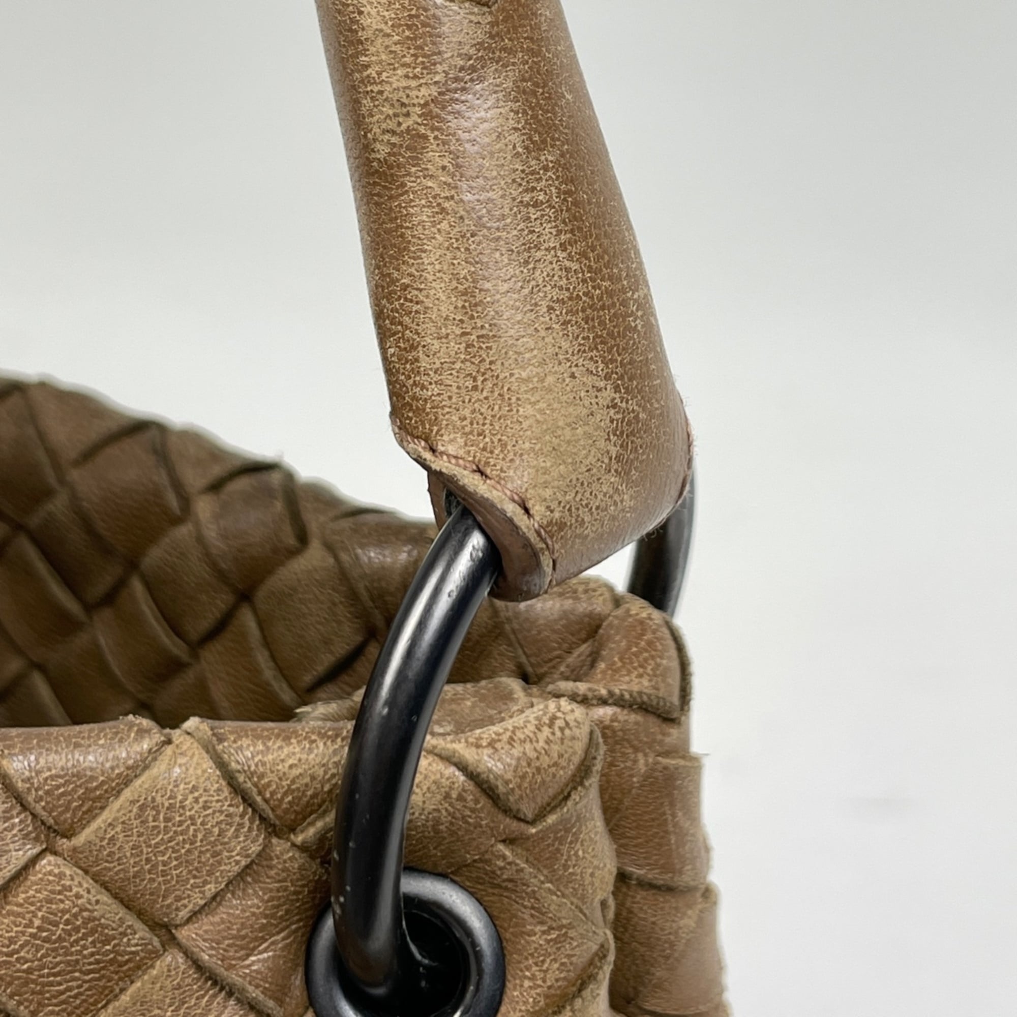 Bottega Veneta Brown Leather Handbag (Pre-Owned)