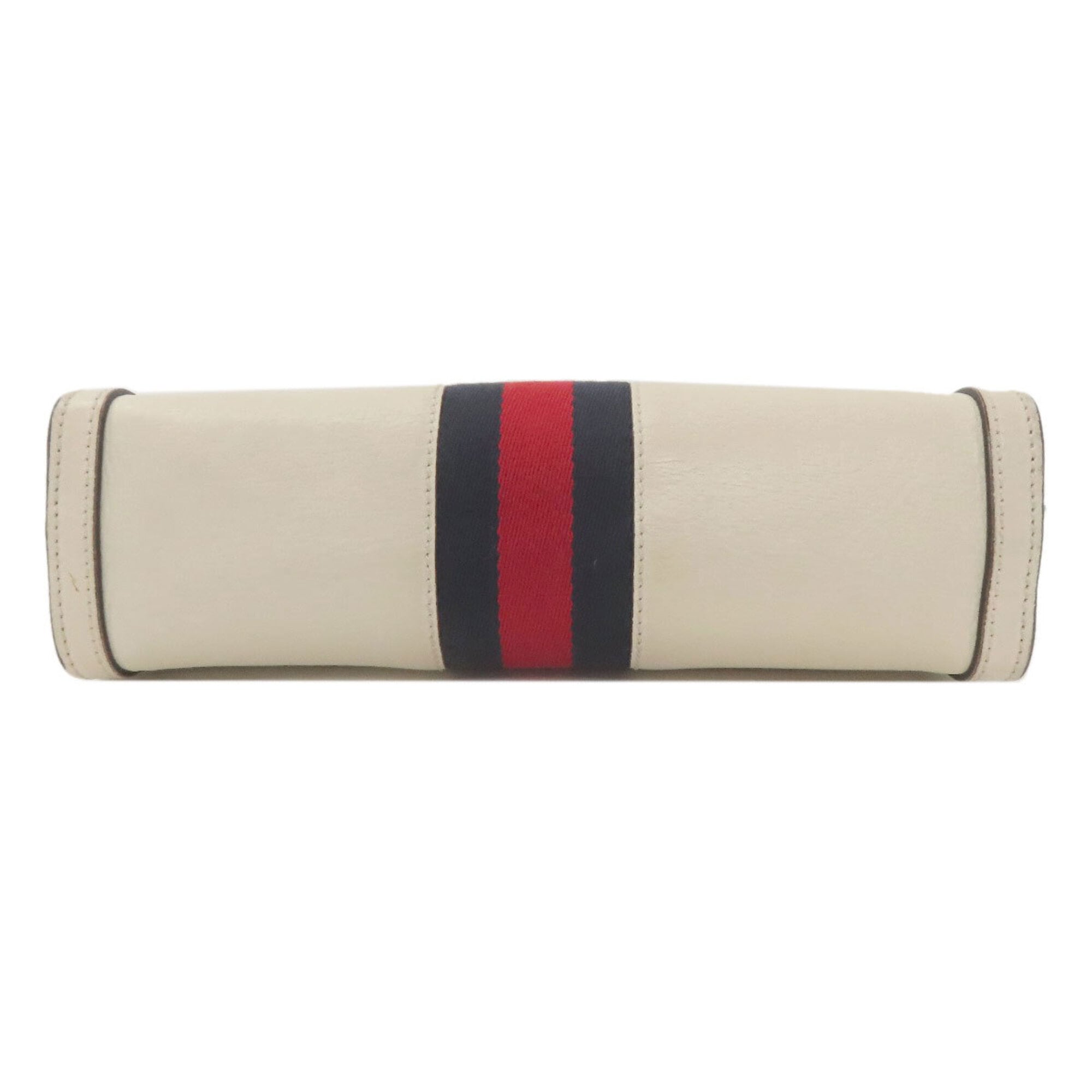 Gucci White Leather Shoulder Bag (Pre-Owned)