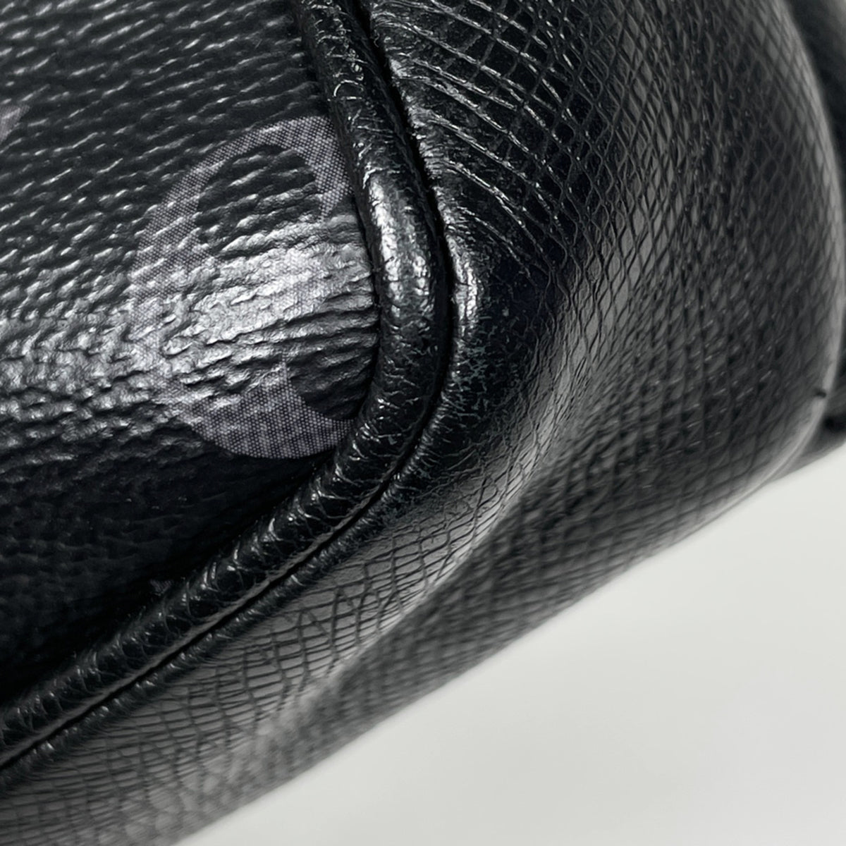 Louis Vuitton Black Noir Taigarama Monogram Eclipse Shoulder Bag (Pre-Owned)