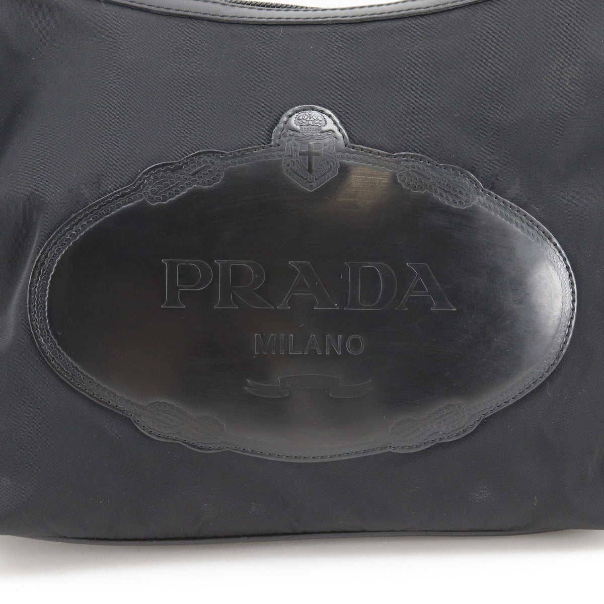 Prada Black Nero Nylon Shoulder Bag (Pre-Owned)
