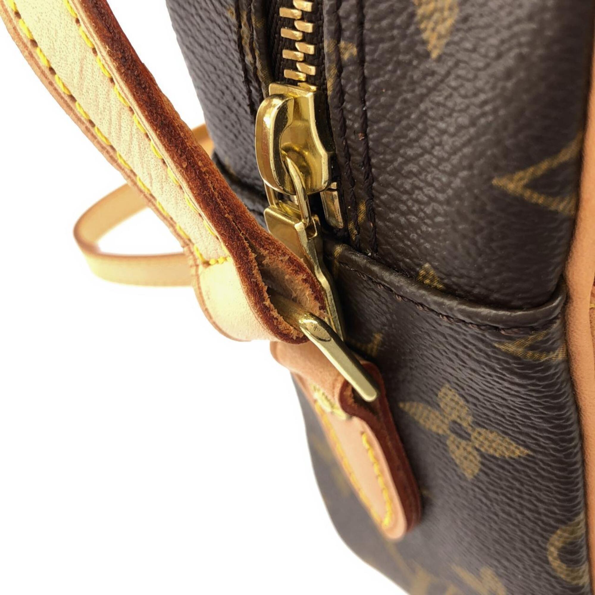 Louis Vuitton Marron Monogram Coated Canvas Shoulder Bag (Pre-Owned)