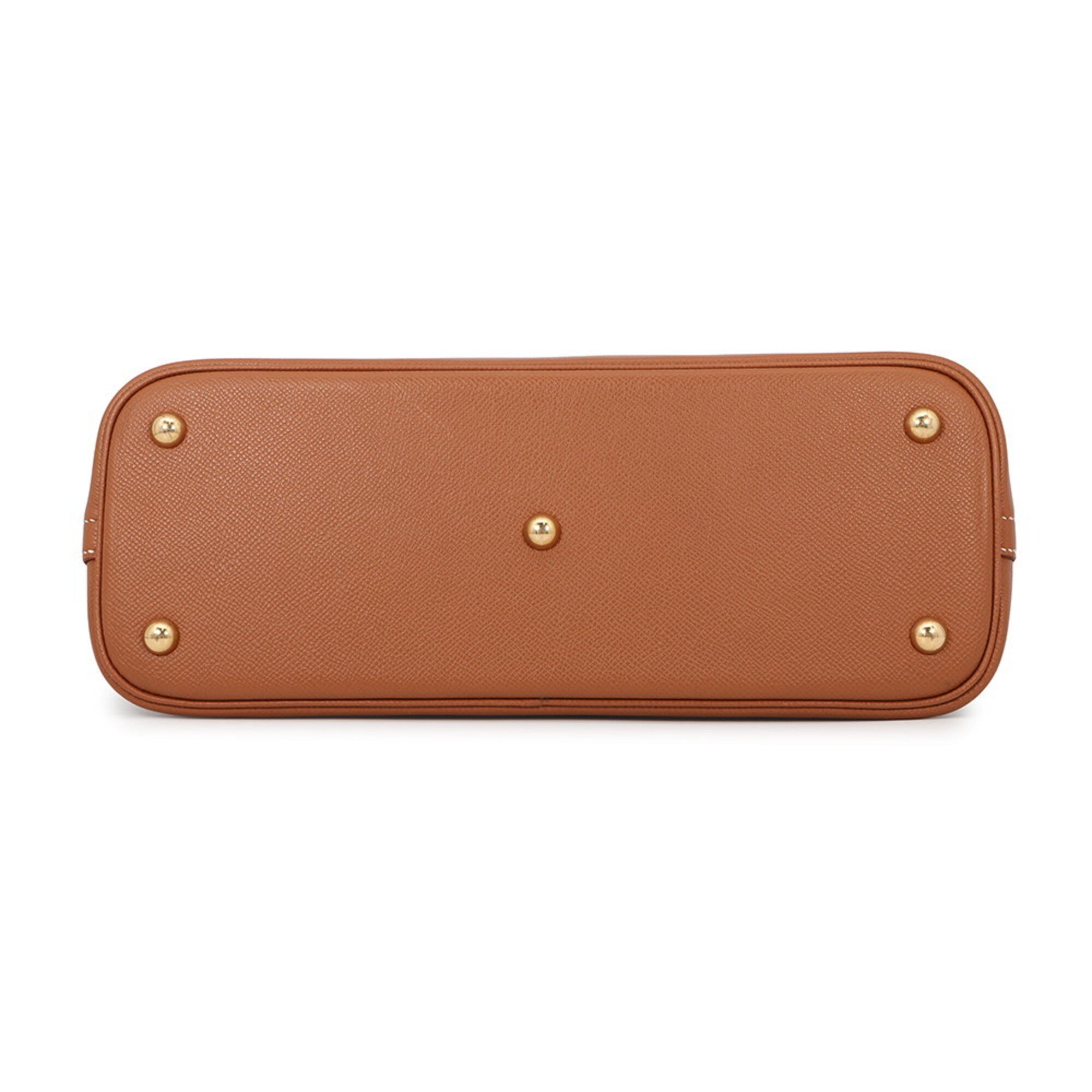 Hermes Bolide Gold Courchevel Leather Handbag (Pre-Owned)