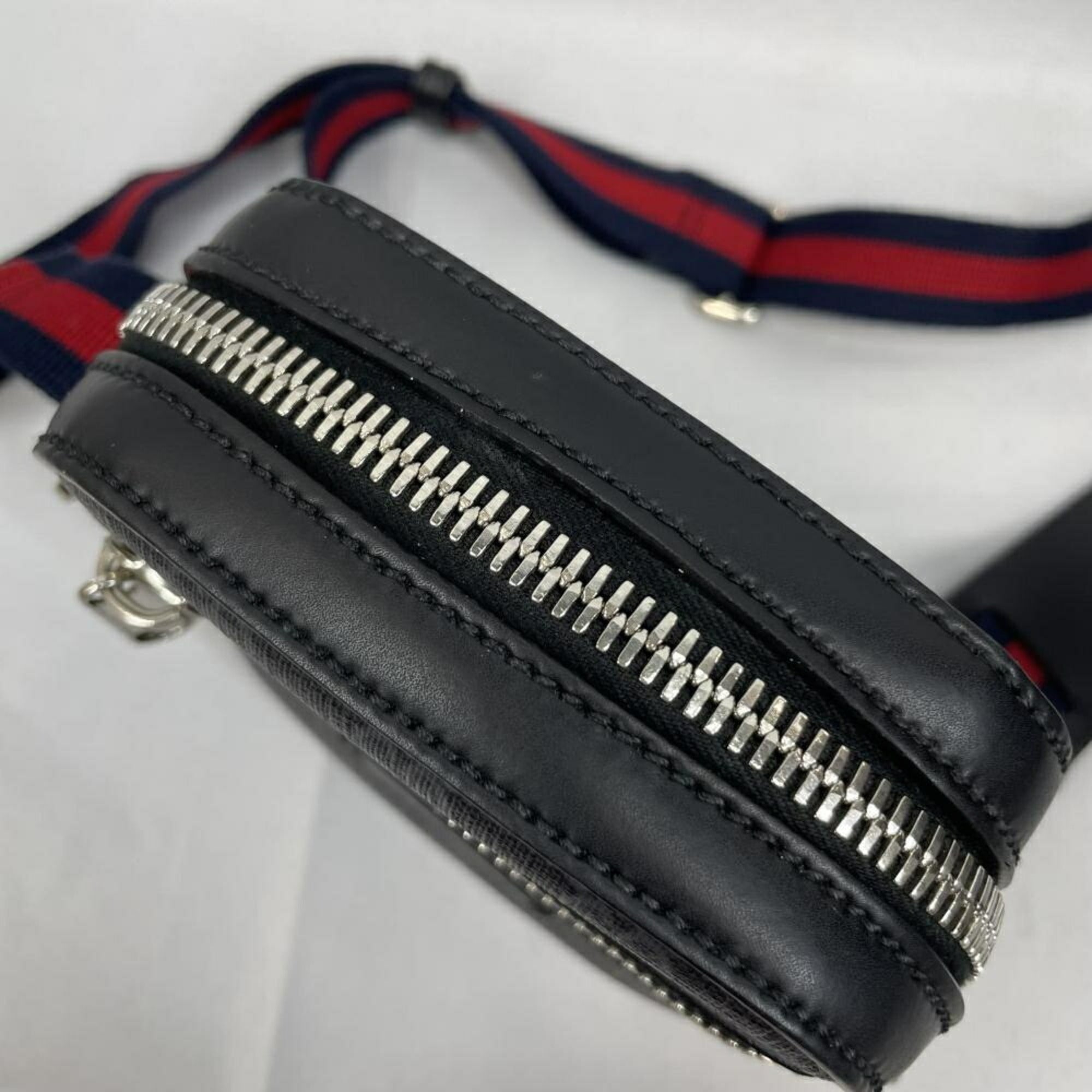 Gucci Blue Gg Supreme Shoulder Bag (Pre-Owned)