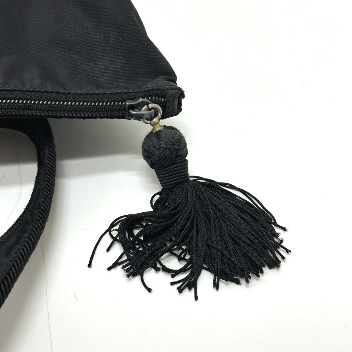 Prada Black Nylon Handbag Shoulder Bag Tote Bag (Pre-Owned)