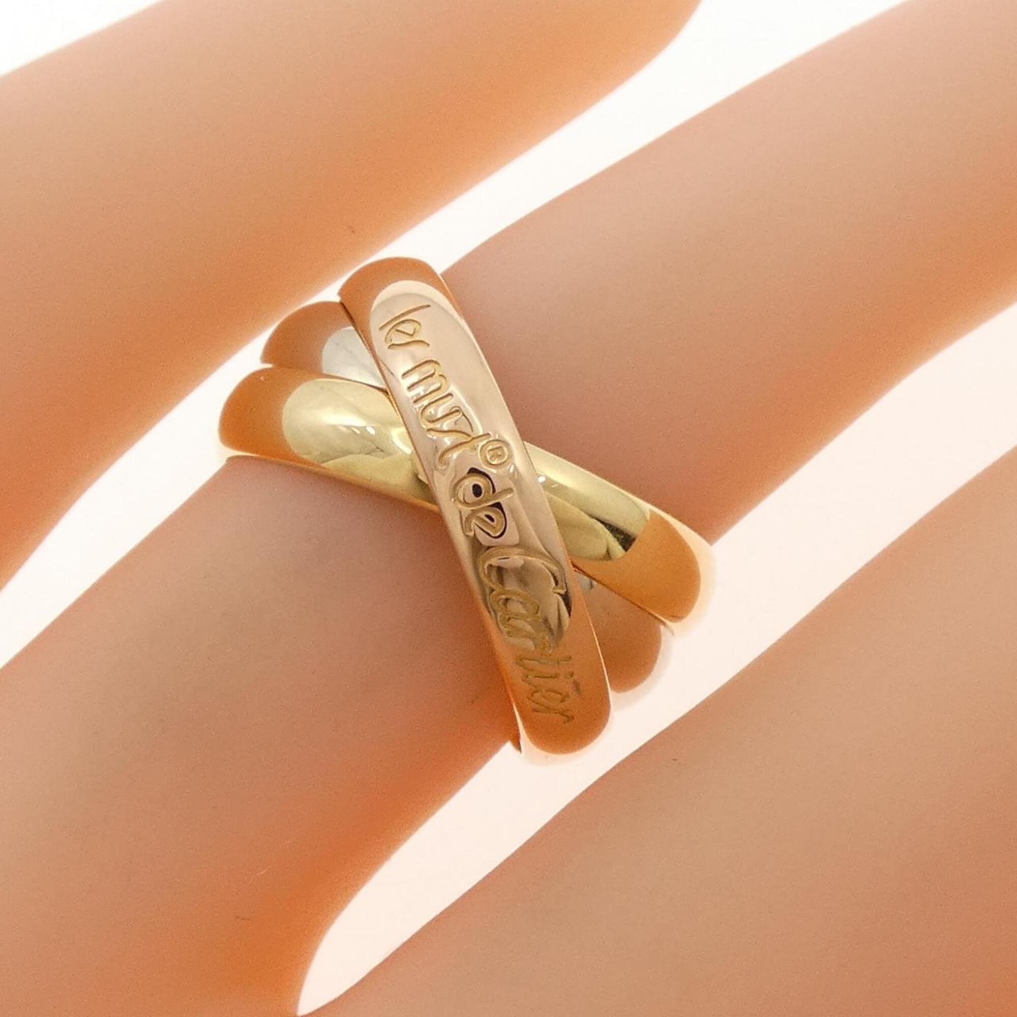 Cartier Yellow Gold (18K) Pink Gold (18K) White Gold (18K) Band Ring (Pre-Owned)