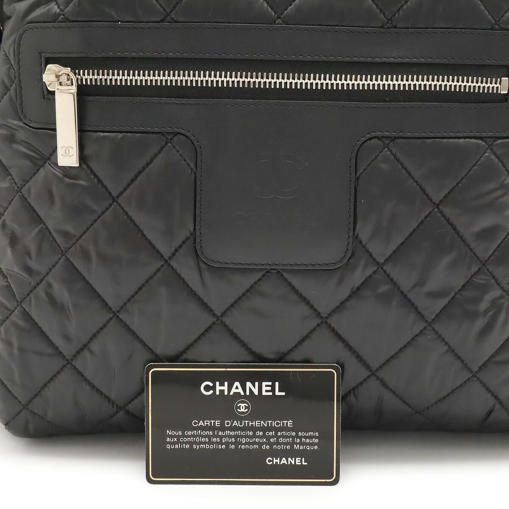 Chanel Black Bordeaux Quilting Backpack (Pre-Owned)