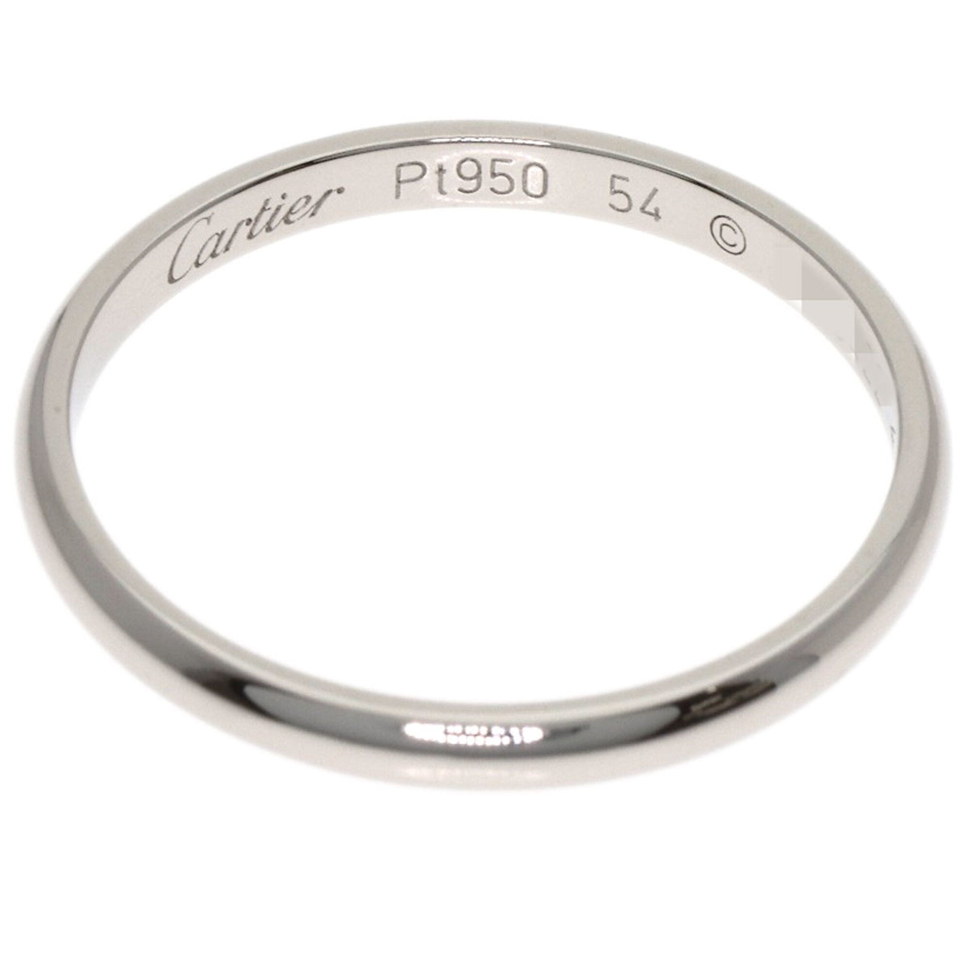 Cartier Platinum 950 Band Ring (Pre-Owned)