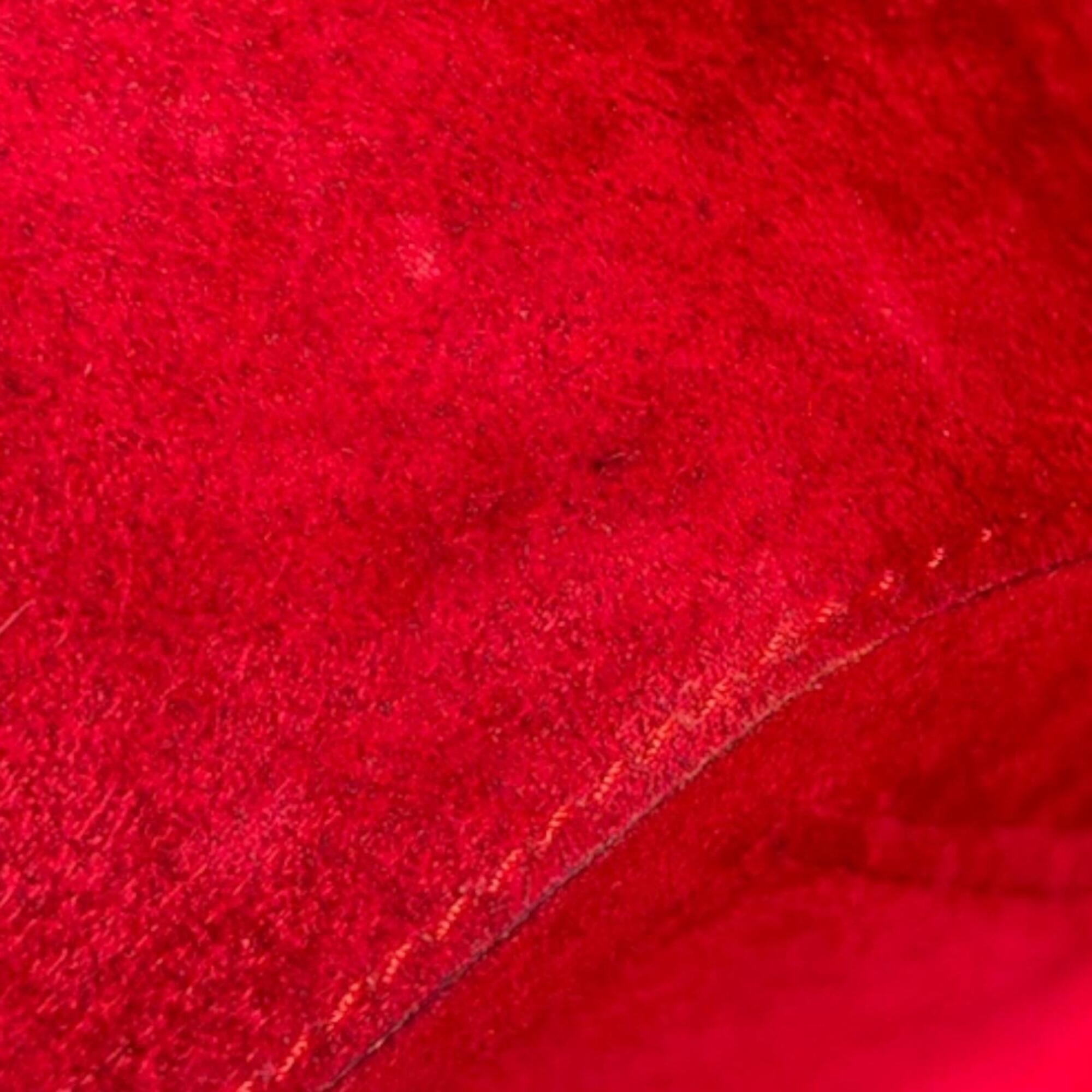 Louis Vuitton Red Color Epi Leather Shoulder Bag (Pre-Owned)