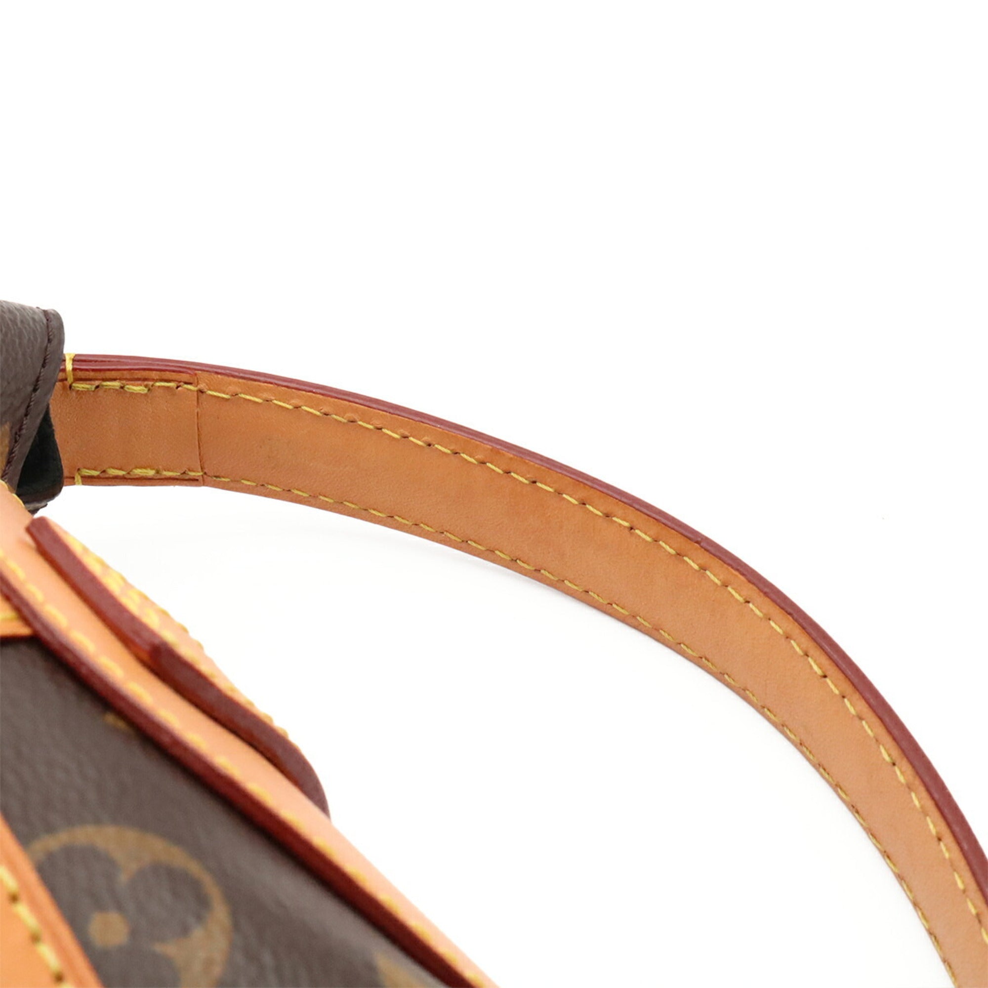 Louis Vuitton Brown Monogram Canvas Handbag Shoulder Bag (Pre-Owned)