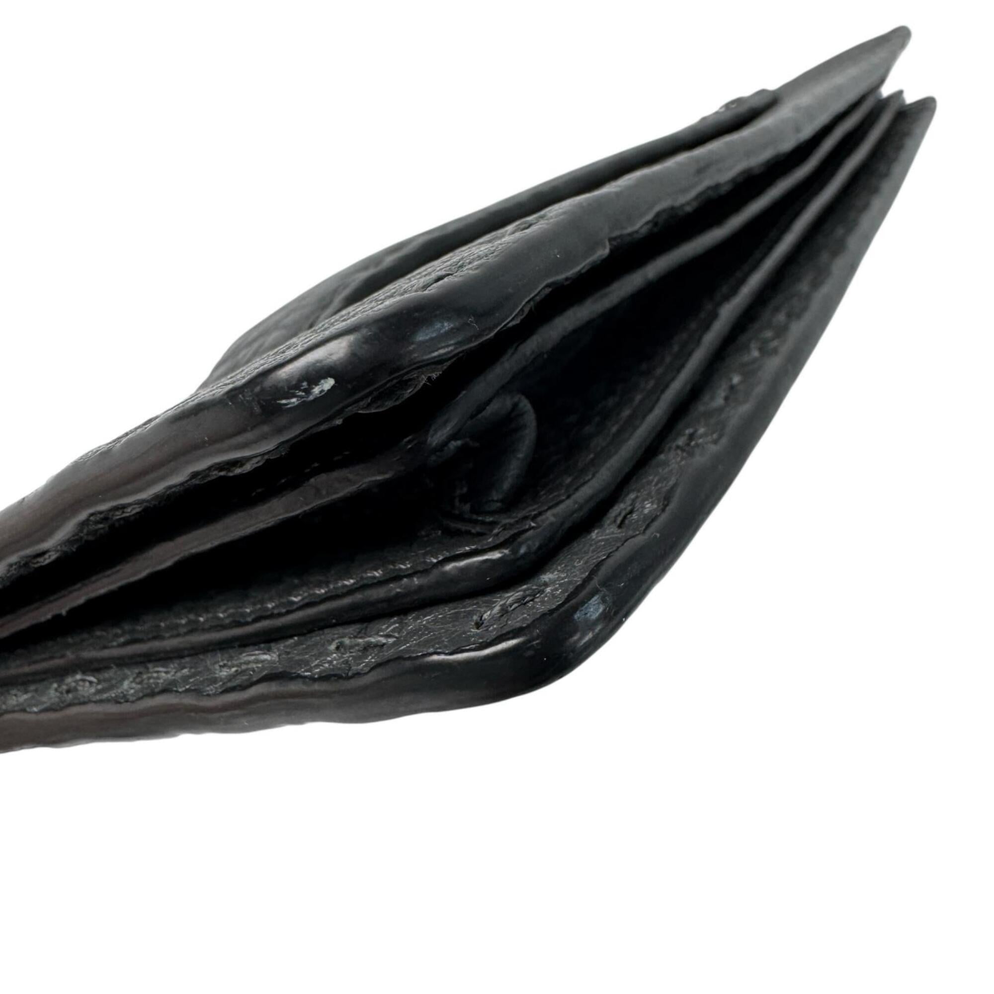 Fendi Dark Gray Leather Clutch Bag (Pre-Owned)