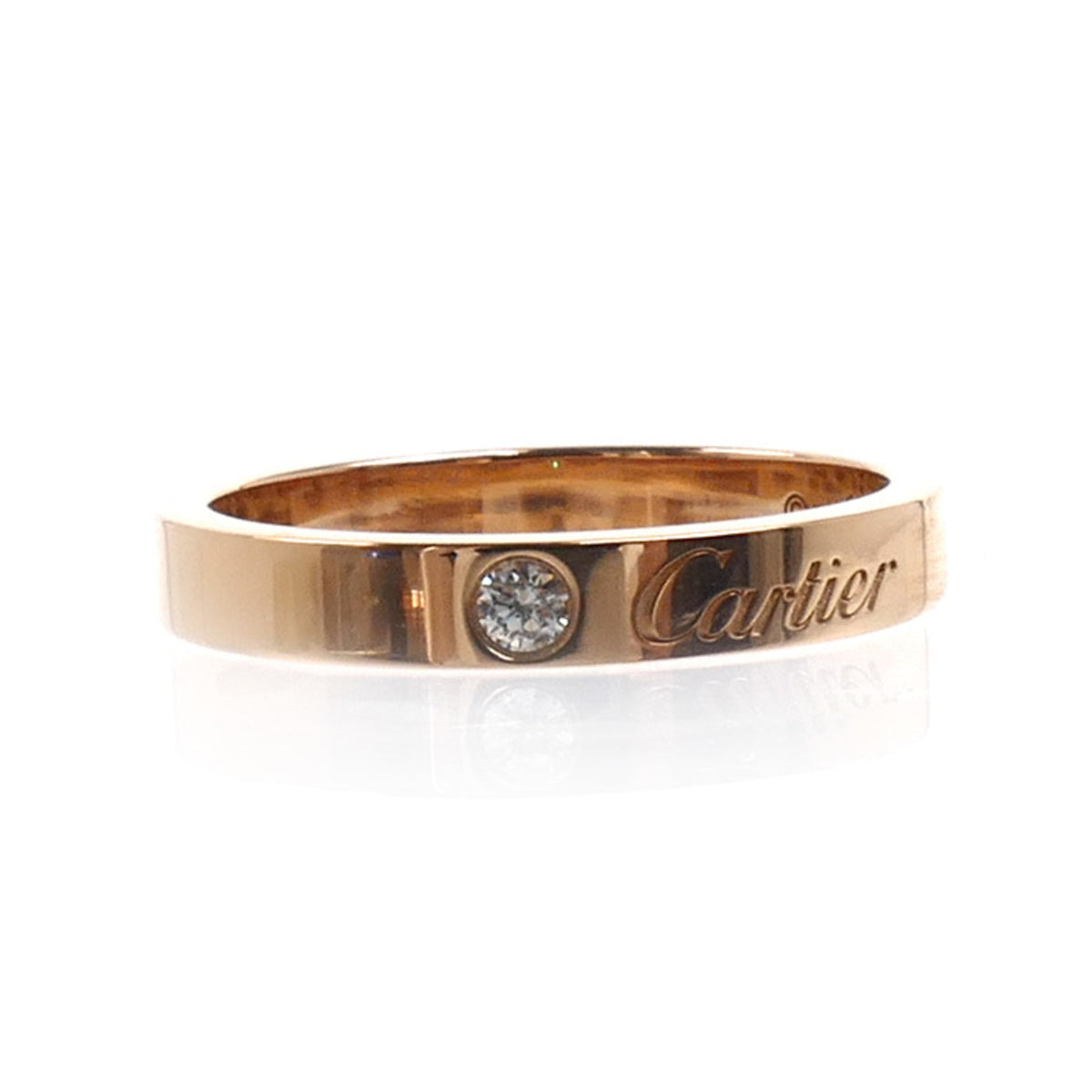 Cartier Pink Gold (18K) Band Ring (Pre-Owned)