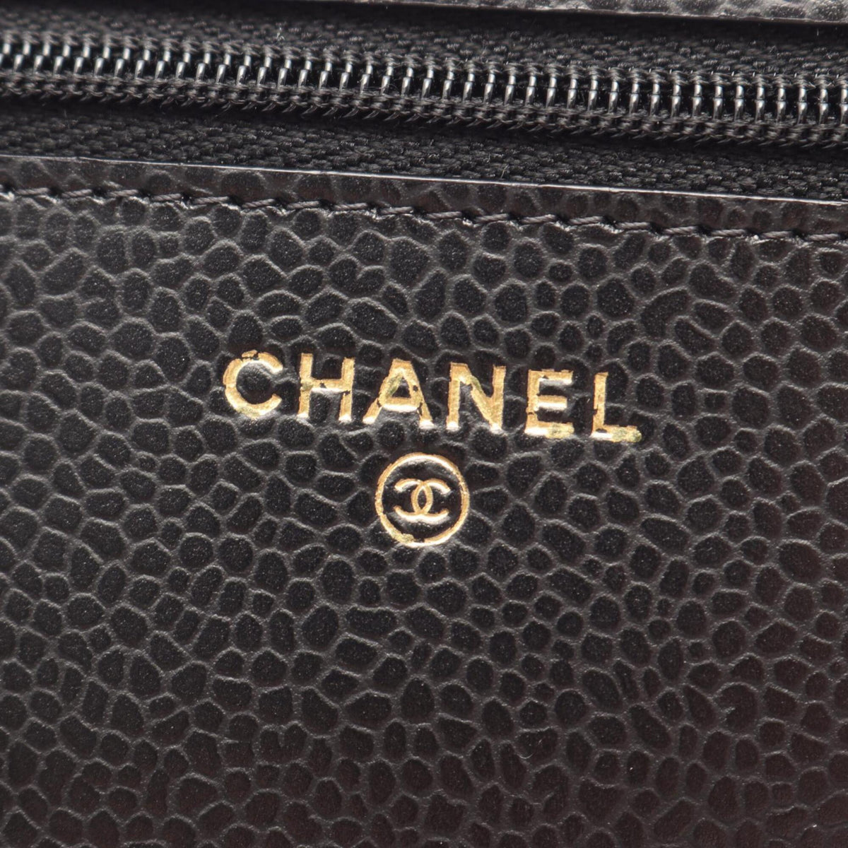 Chanel Black Grained Calfskin Handbag Shoulder Bag (Pre-Owned)