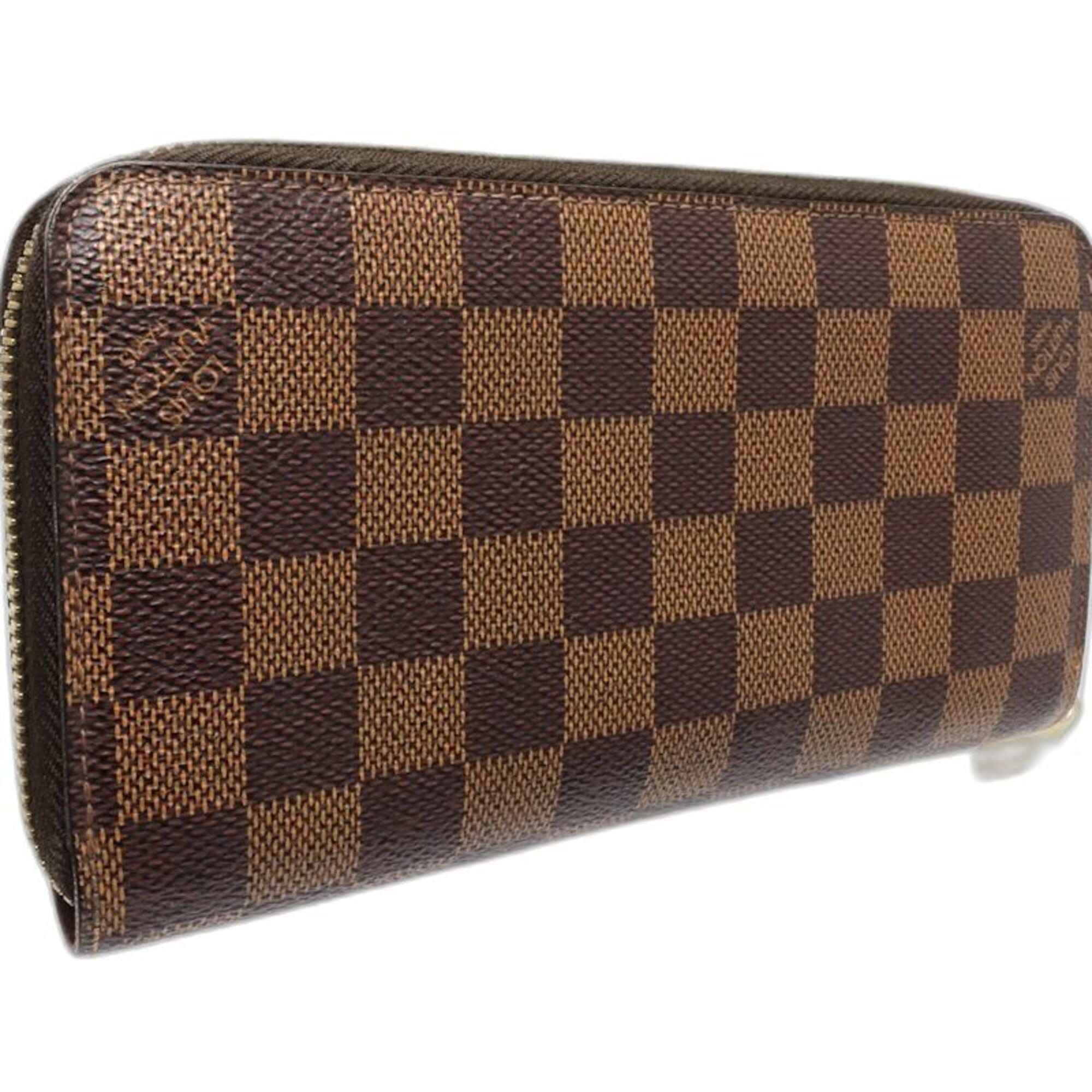 Louis Vuitton Ebene Canvas Long Wallet (Bi-Fold) (Pre-Owned)