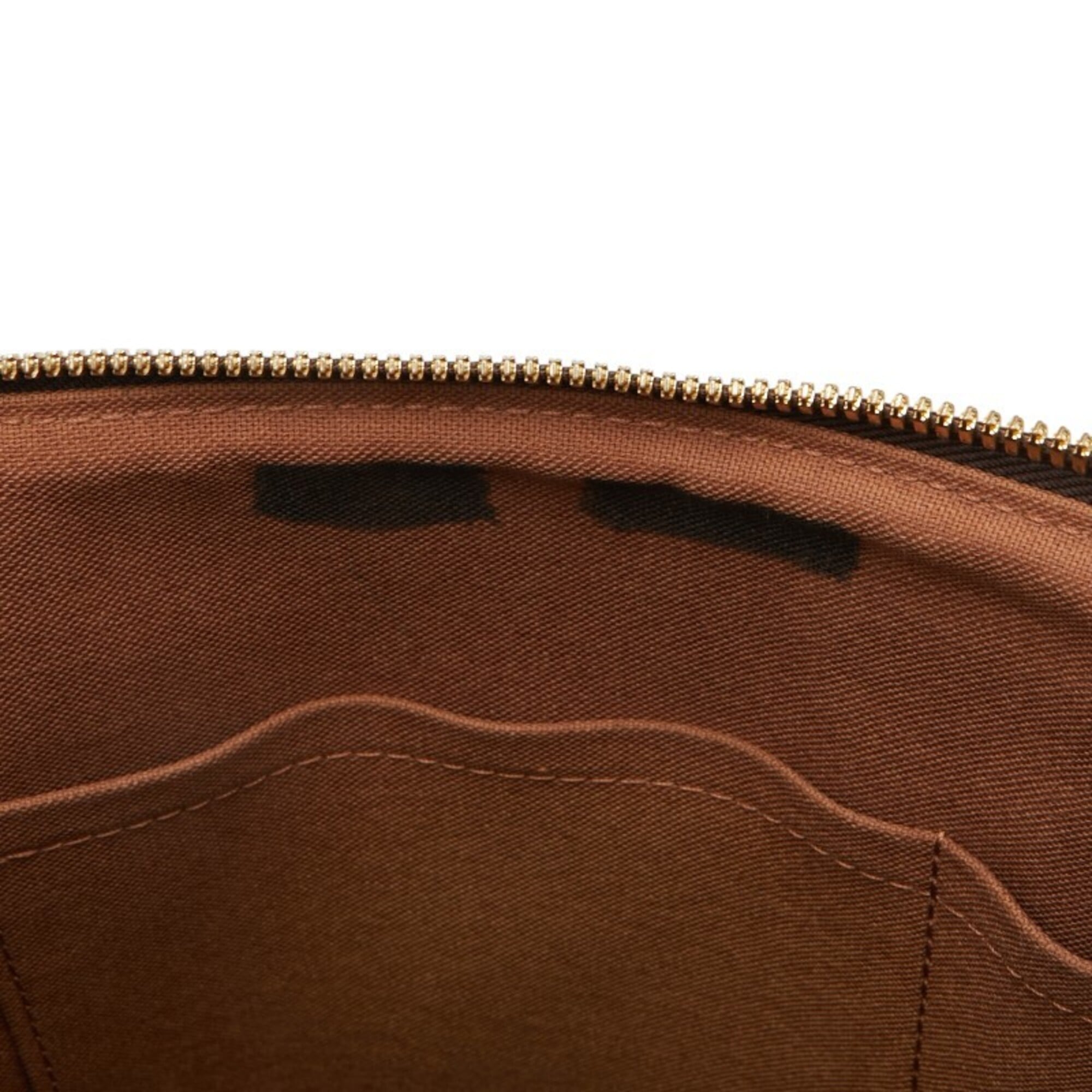 Louis Vuitton Brown Pvc Leather Handbag Shoulder Bag (Pre-Owned)