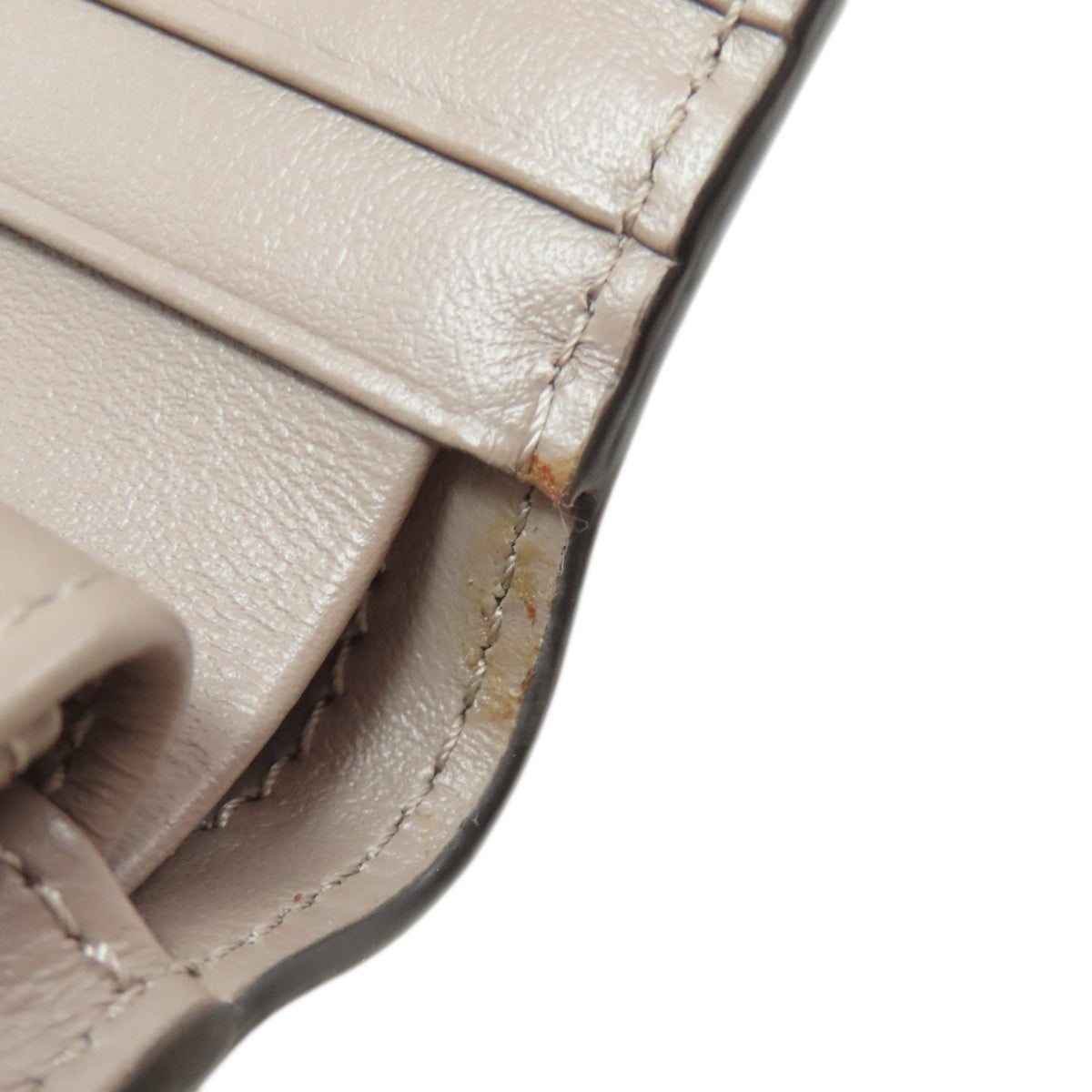 Fendi Beige Leather Wallet (Bi-Fold) (Pre-Owned)