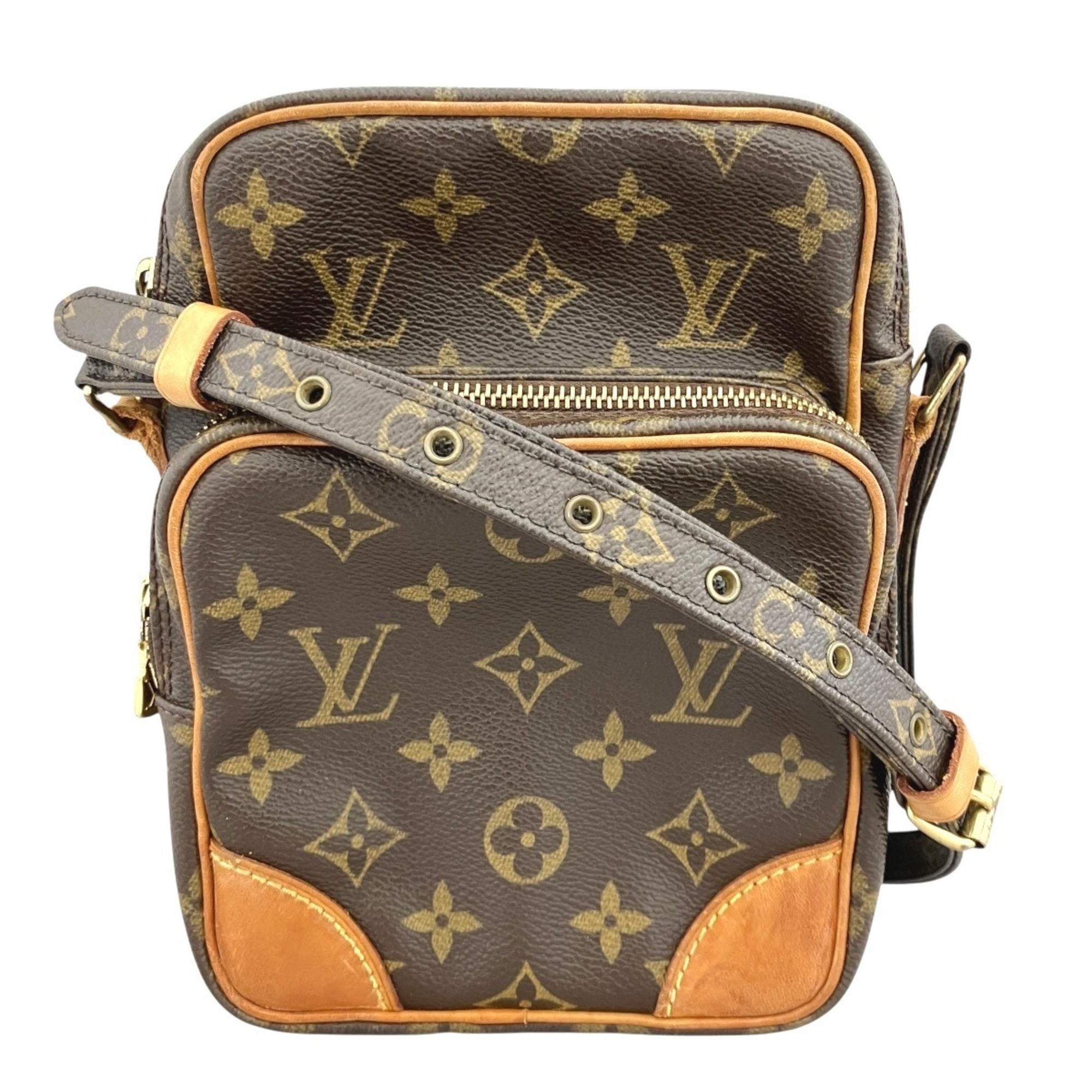 Louis Vuitton Brown Galle Monogram Monogram Shoulder Bag (Pre-Owned)